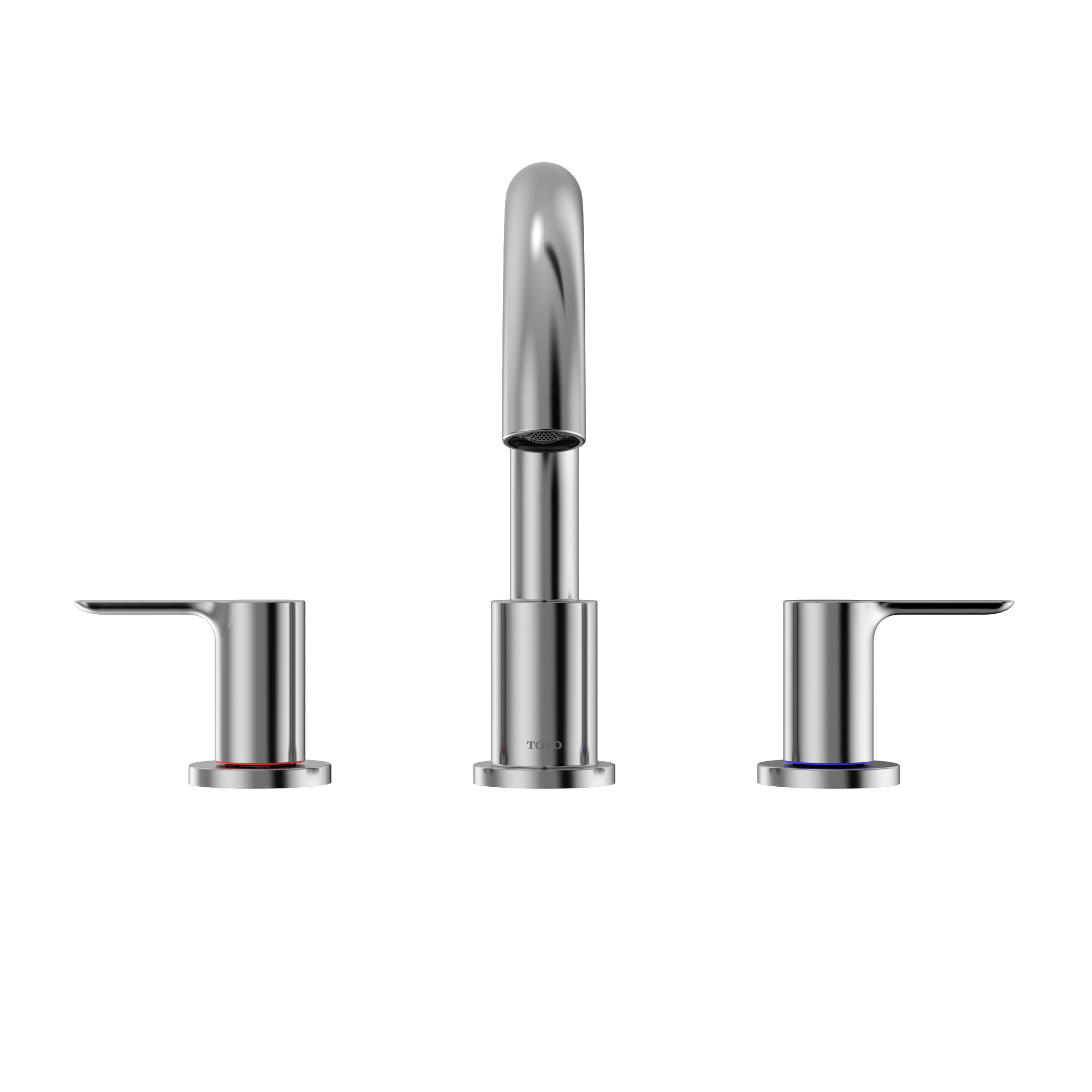Alternate Image for TOTO LB Two-Handle Deck-Mount Roman Tub Filler Trim, Polished Chrome, Brass, TBS01201U#CP