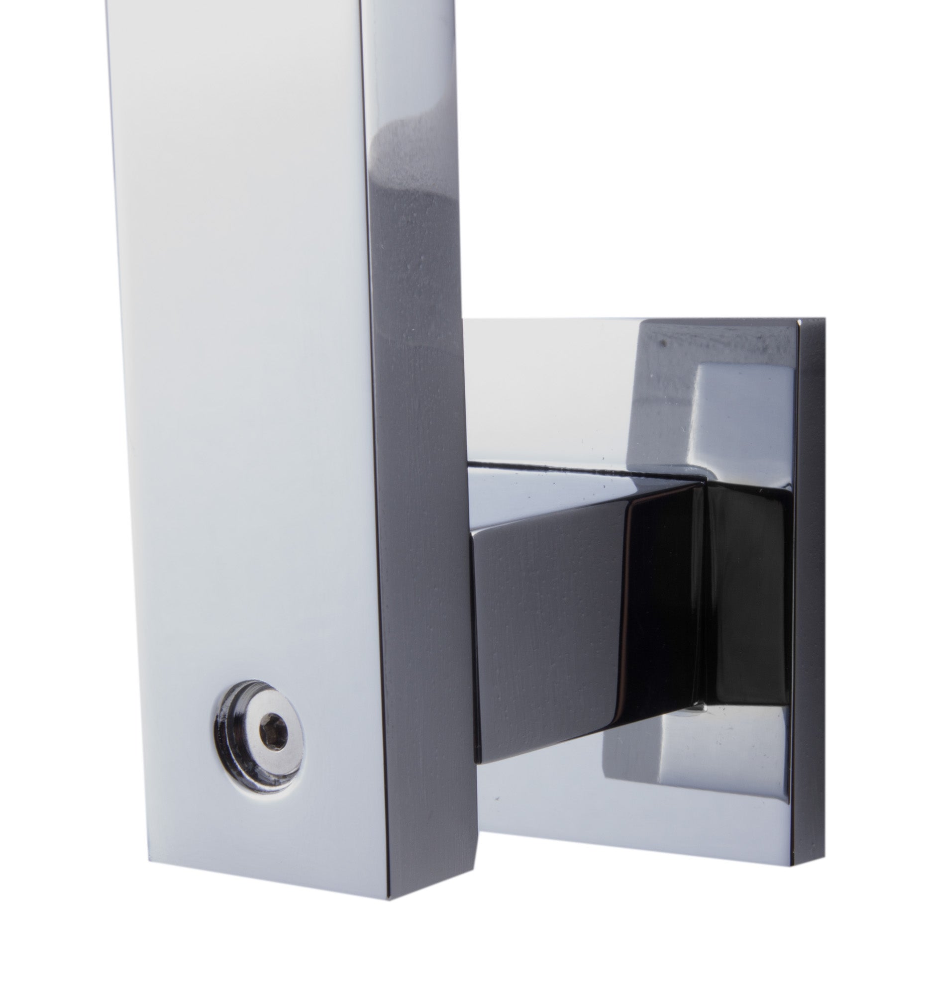 Alternative View of ALFI brand AB12GSW-PC Polished Chrome 12" Square Raised Wall Mounted Shower Arm, Brass