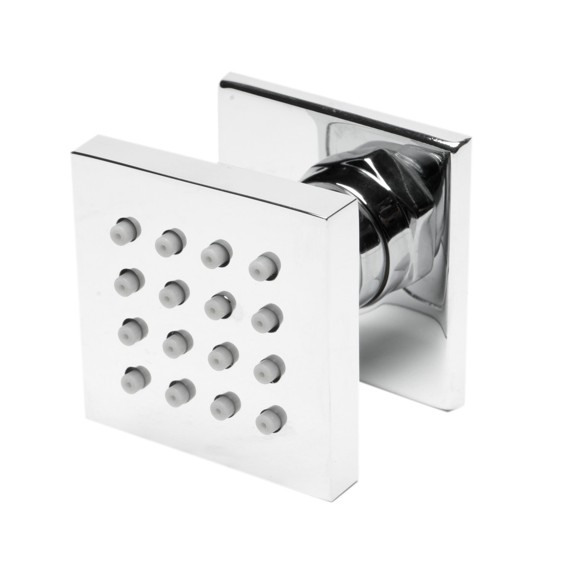ALFI brand AB3820-PC Polished Chrome 2" Square Adjustable Shower Body Spray, Brass