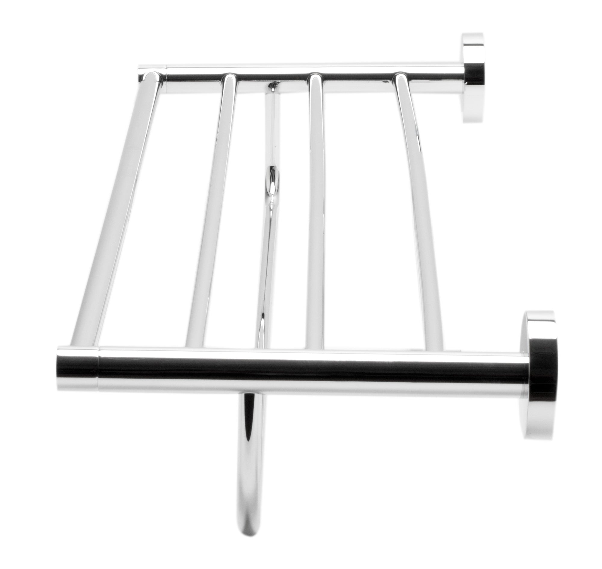 Alternative View of ALFI brand AB9538-PC Polished Chrome 26 inch Towel Bar & Shelf Bathroom Accessory, Brass