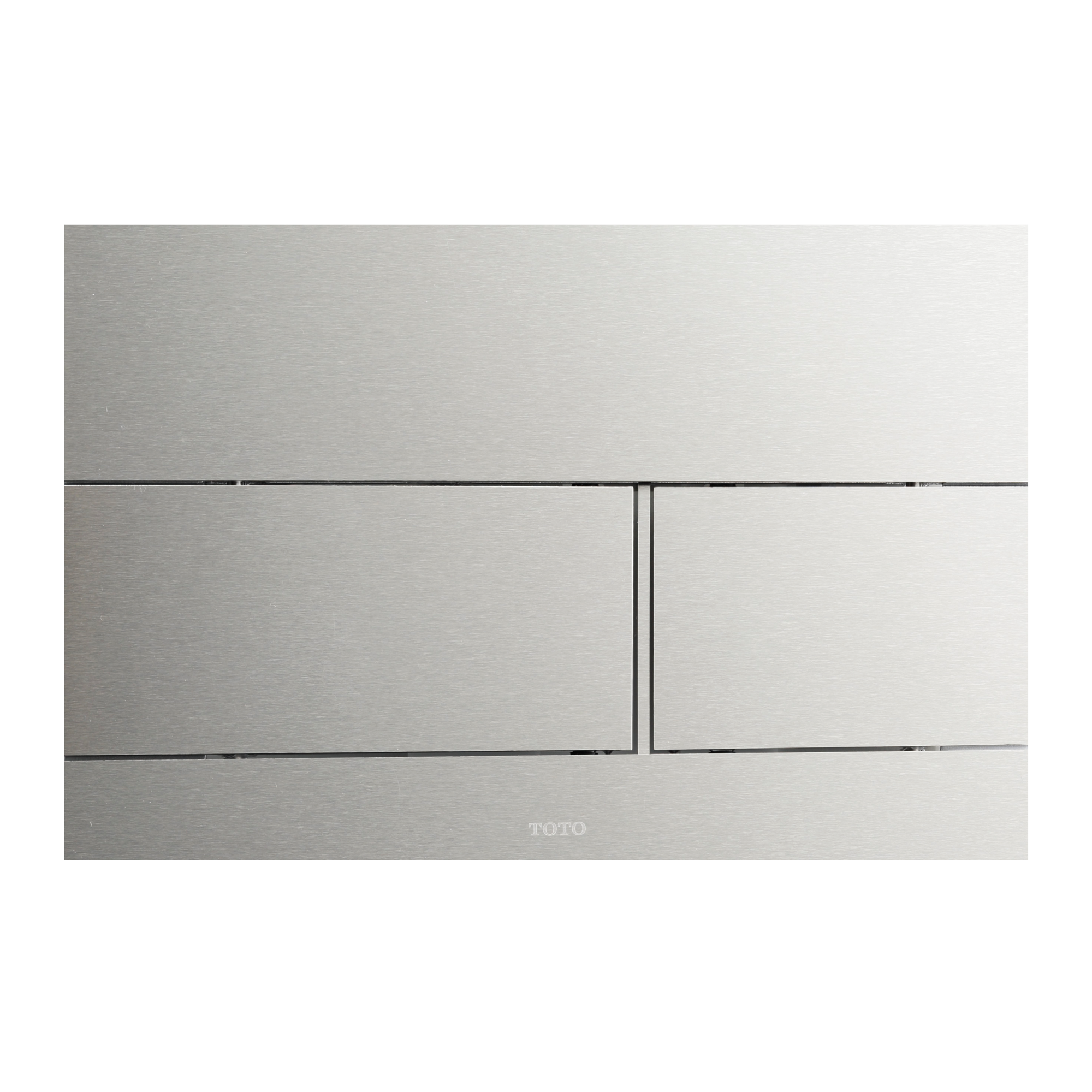 Alternate Image for TOTO Dual Flush Push Button Plate for Select DuoFit In-Wall Tank Unit, Stainless Steel, Plastic, YT980#SS