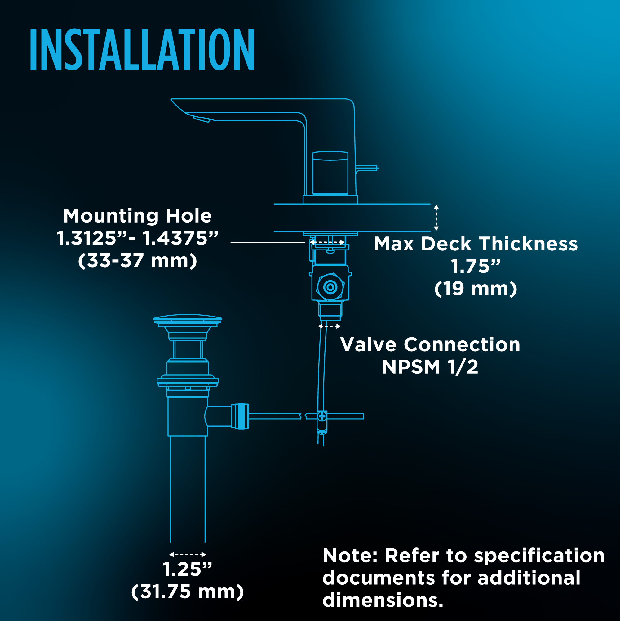 Alternate Image for TOTO GS Series 1.2 GPM Two Handle Widespread Bathroom Sink Faucet with Drain Assembly, Polished Chrome, Brass, TLG03201U#CP