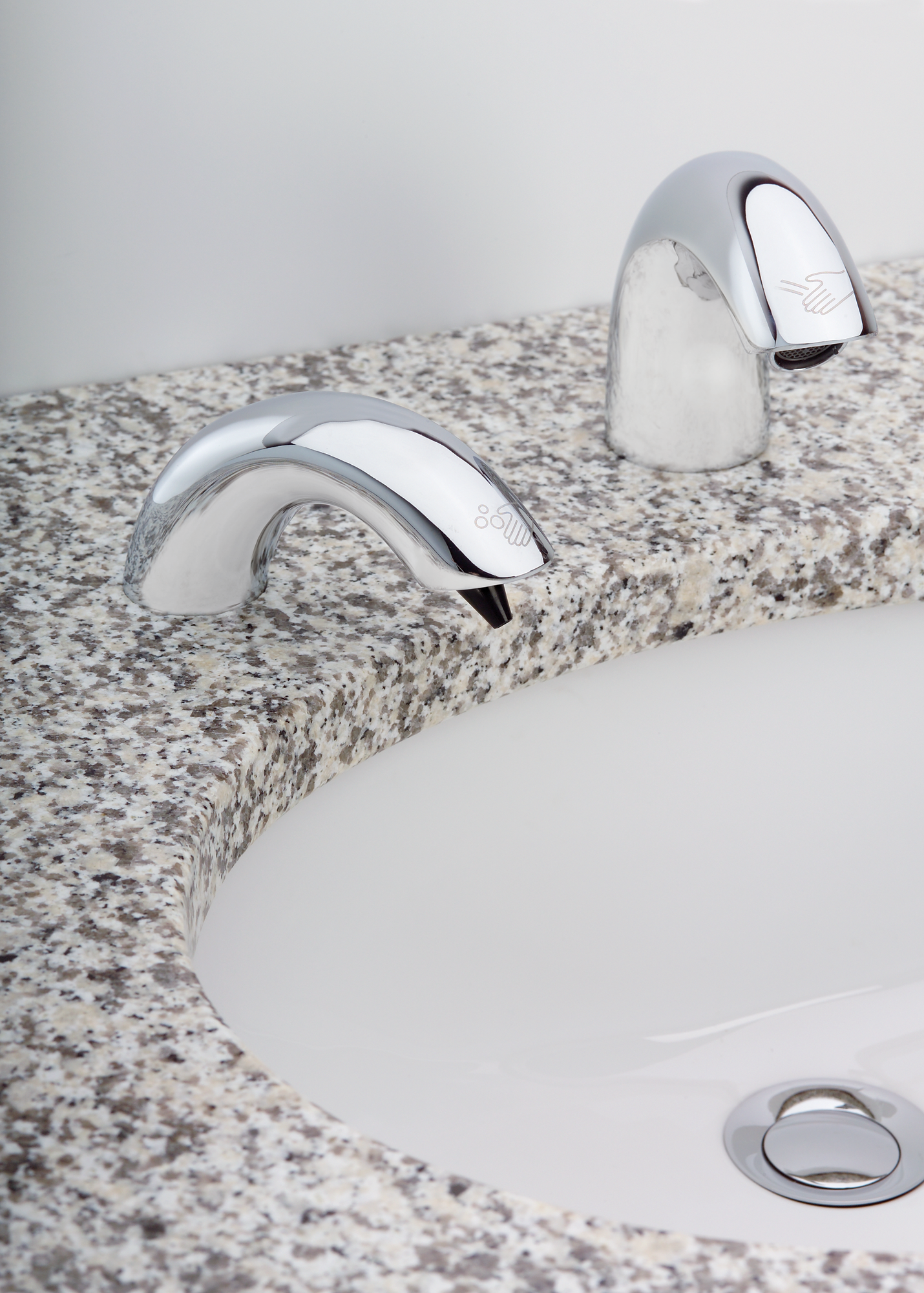 Alternate Image for TOTO Touchless Auto Sensor Soap Dispenser Controller with 3 Liter Reservoir Tank and 3 Spouts, Chrome- Plastic|Brass, Polished Chrome, TES203AA#CP