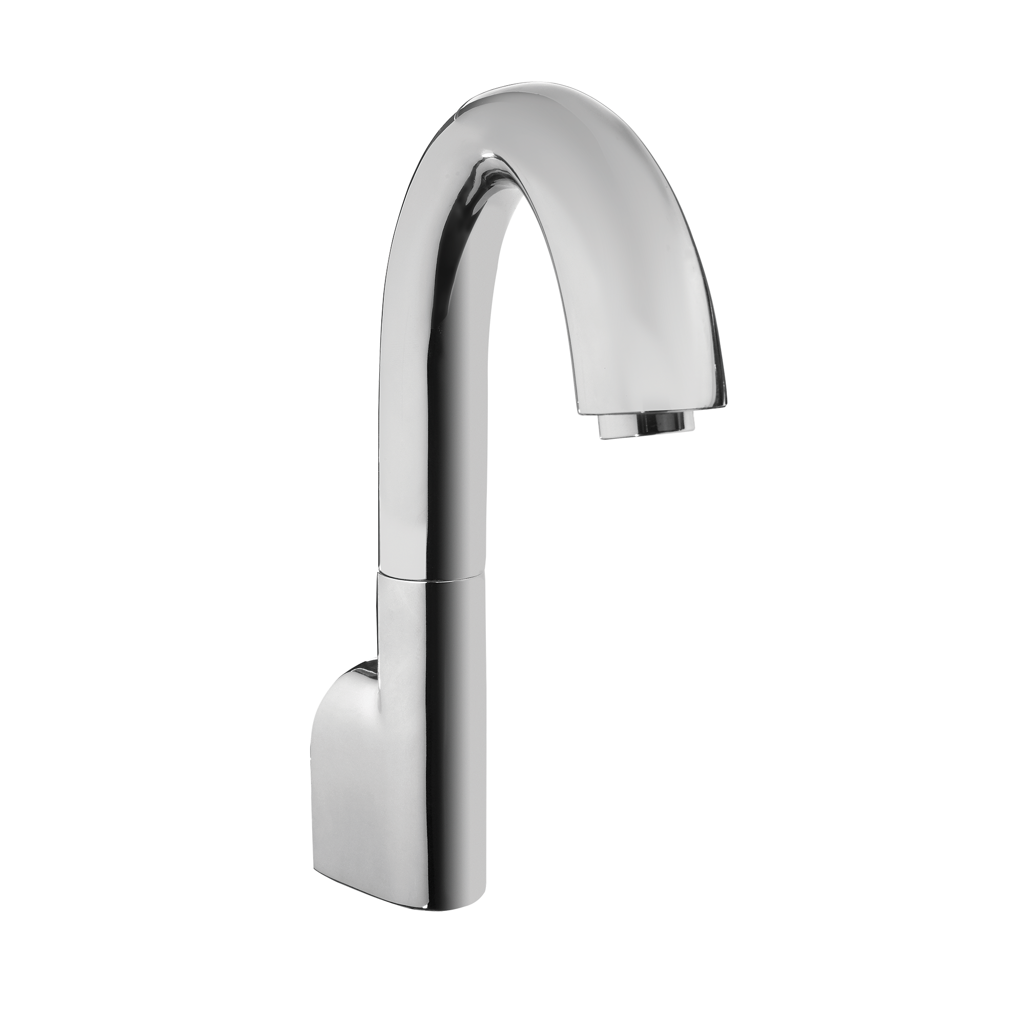 TOTO Gooseneck Wall-Mount ECOPOWER 0.35 GPM Electronic Touchless Sensor Bathroom Faucet with Mixing Valve, Polished Chrome, Brass, TEL163-D20EM#CP