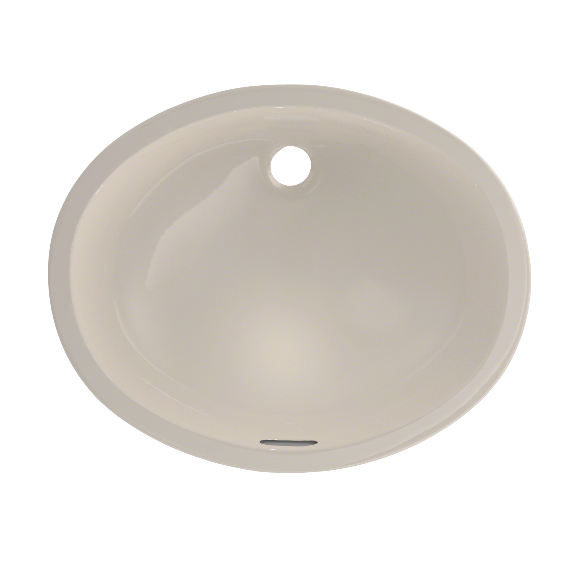 TOTO Dantesca Oval Undermount Bathroom Sink with CEFIONTECT, Sedona Beige, Vitreous China, LT597G#12