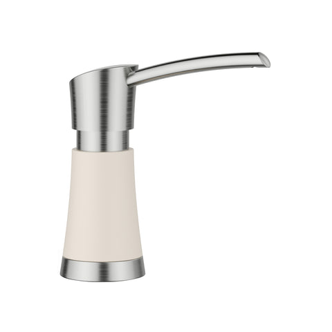 Blanco Artona Soap Dispenser - PVD Steel/Soft White, Brass, 443037