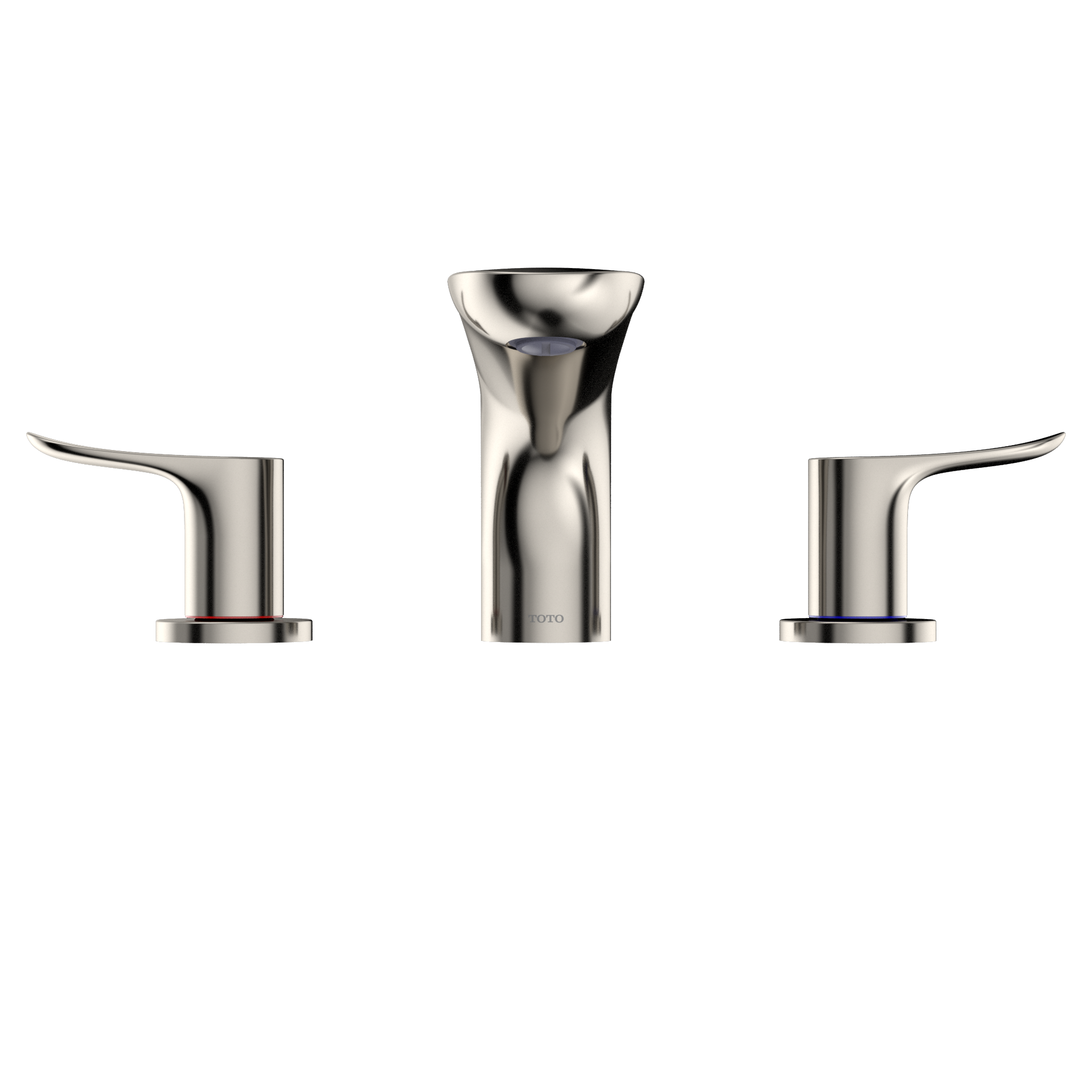 Alternate Image for TOTO GO Two-Handle Deck-Mount Roman Tub Filler Trim, Polished Nickel, Brass, TBG01201U#PN