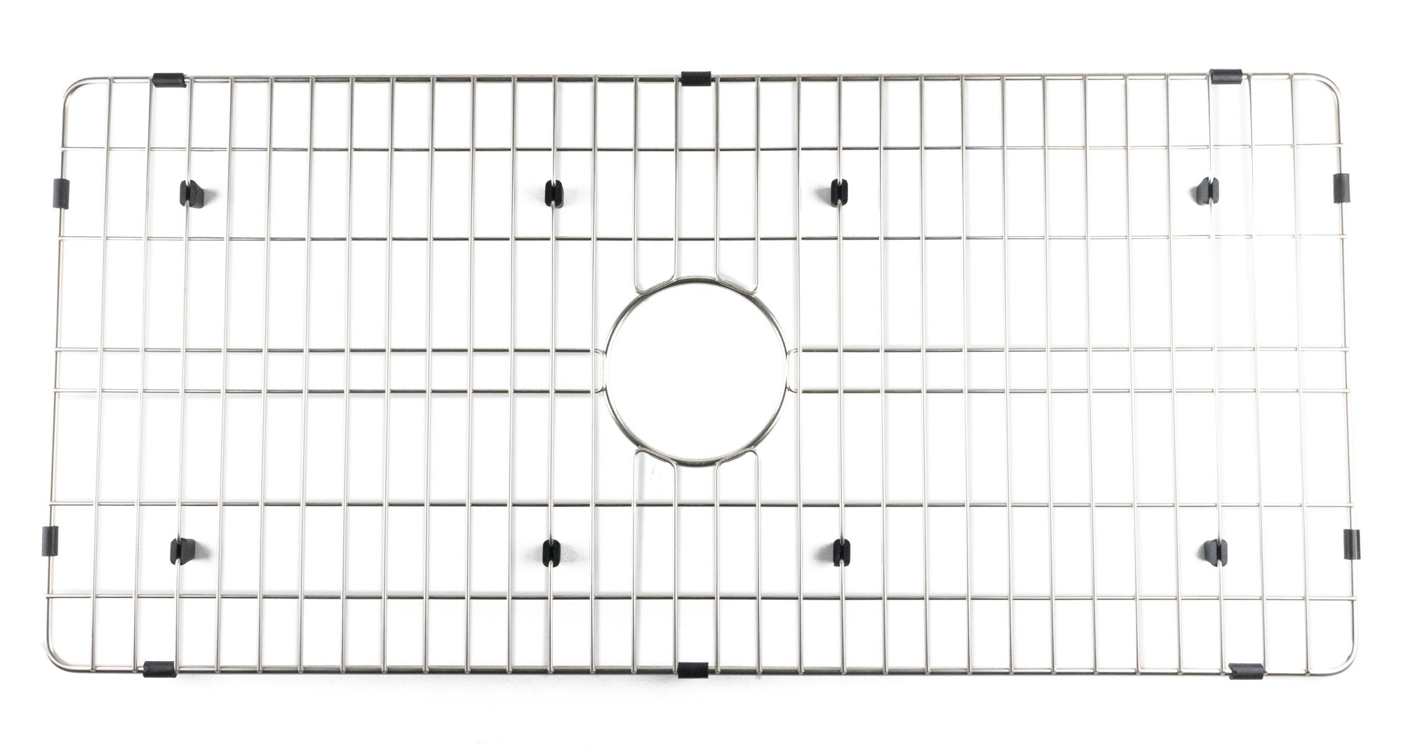 Alternate Image for ALFI brand Grey, ABGR36 Solid Stainless Steel Kitchen Sink Grid for ABF3618 Sink