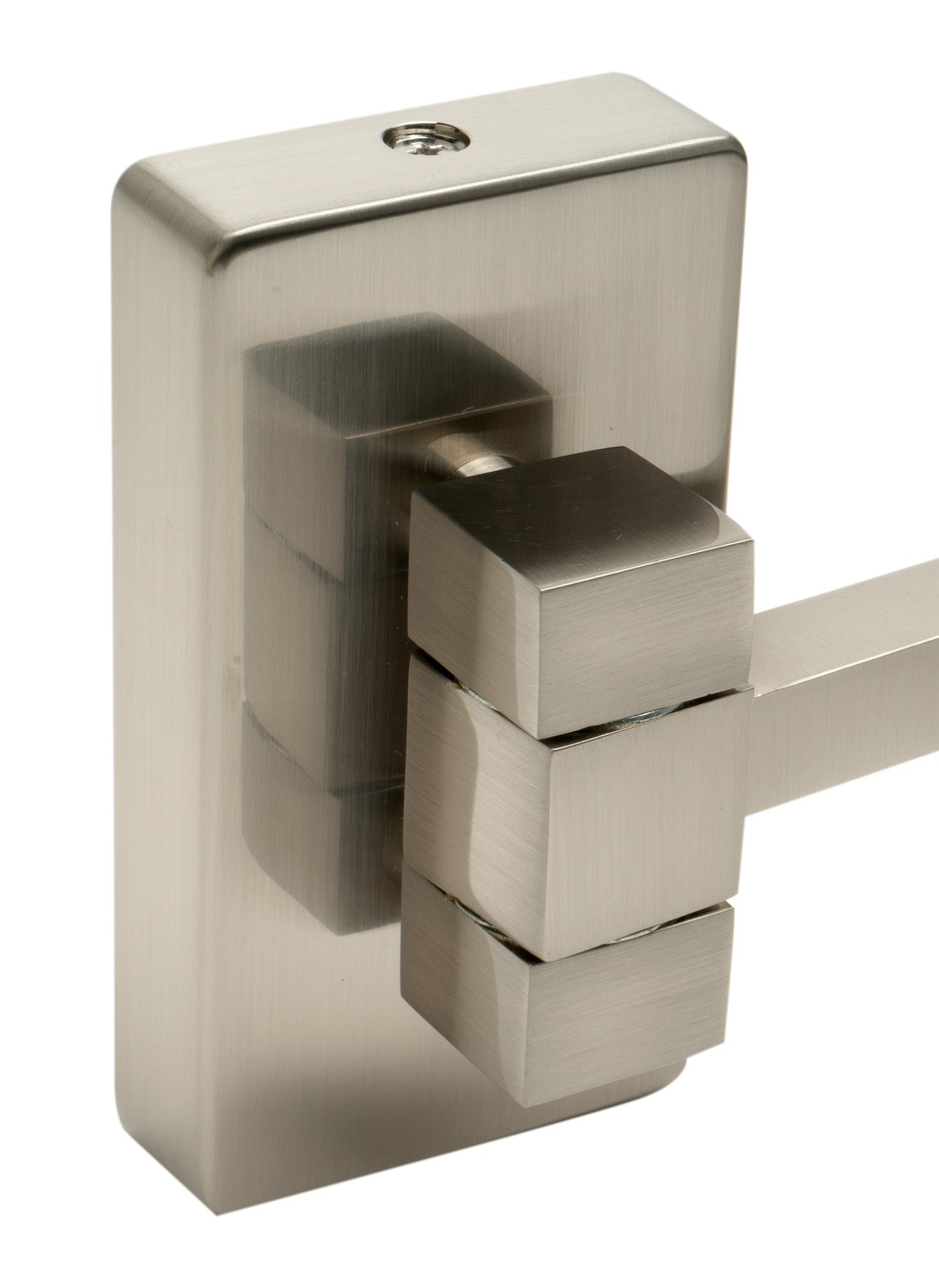 Alternate Image for ALFI brand ABM8WS-BN 8" Square Wall Mounted 5x Magnify Cosmetic Mirror