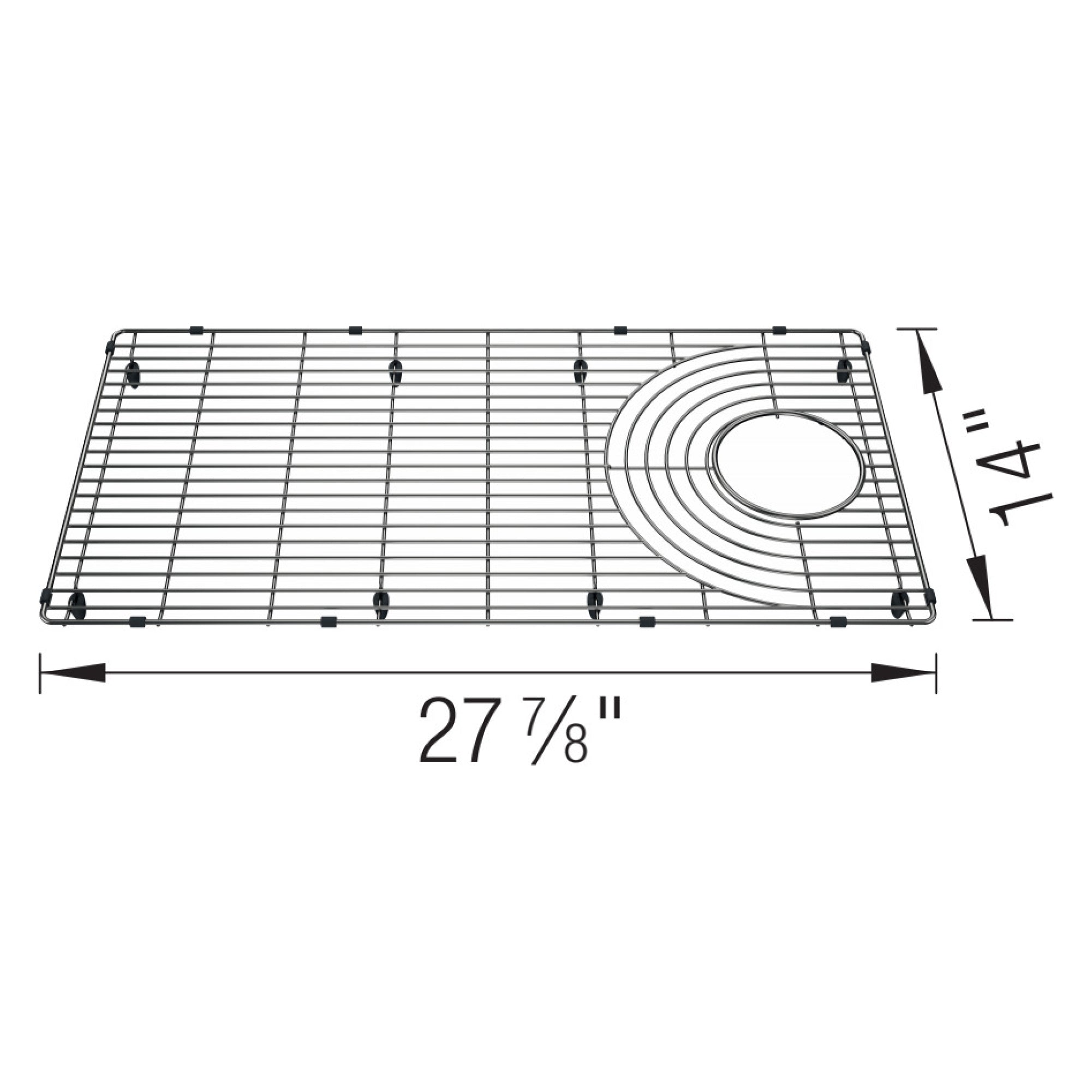 Blanco Stainless Steel Sink Grid for Inteos 33" Workstation Sink, 443345