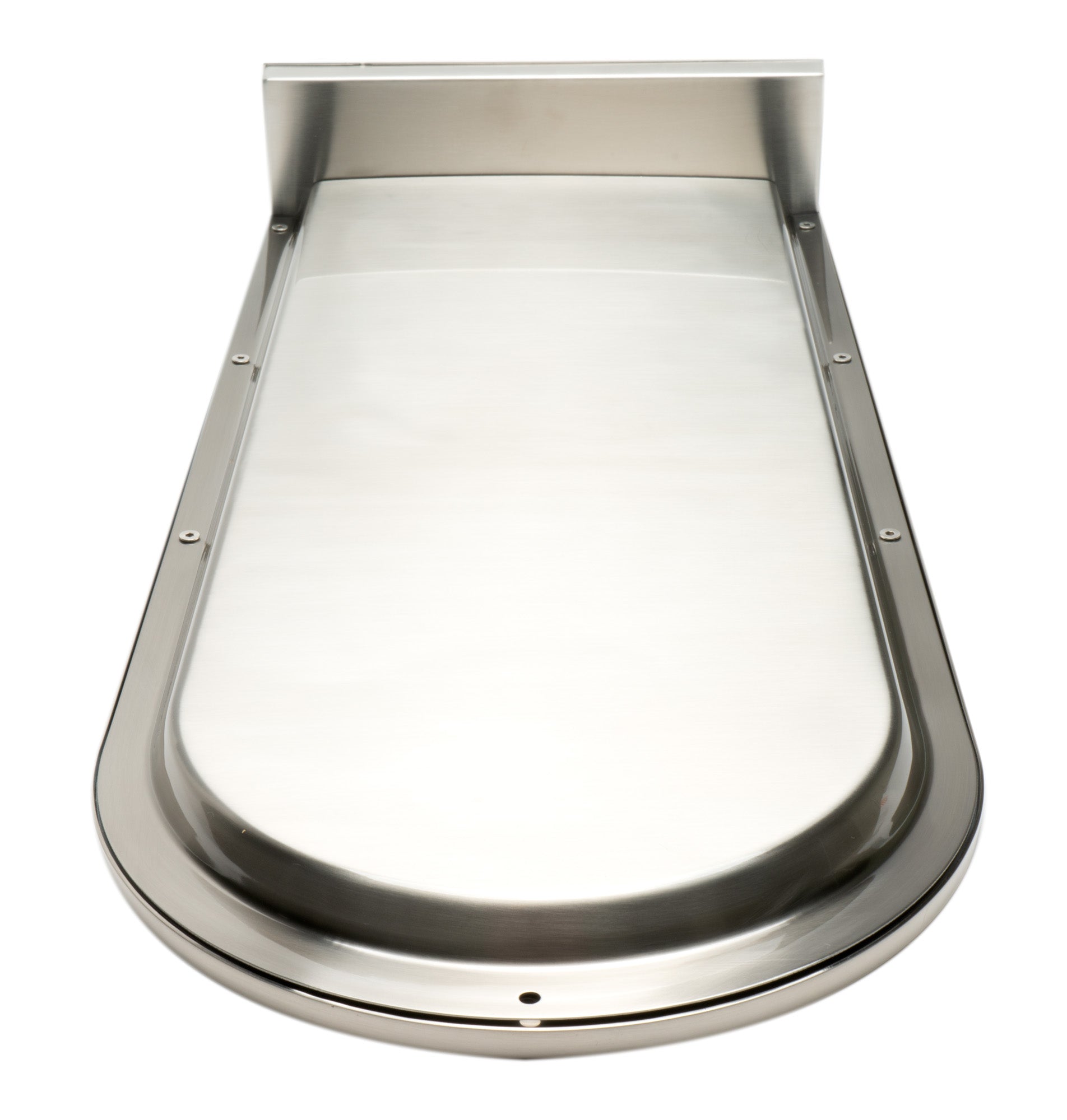 Alternate Image for ALFI brand RAIN10RW-BN Brushed Nickel 10" Wall-Mounted Square Waterfall Rain Shower Head, Brass