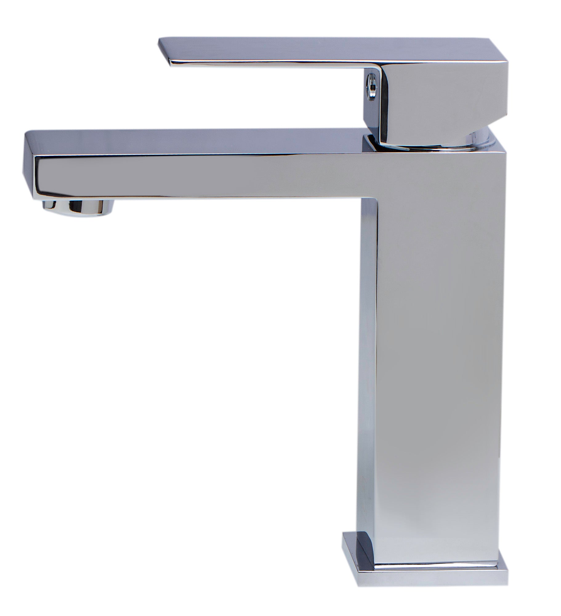 Alternate Image for ALFI Polished Chrome Square Single Lever Bathroom Faucet, AB1229-PC