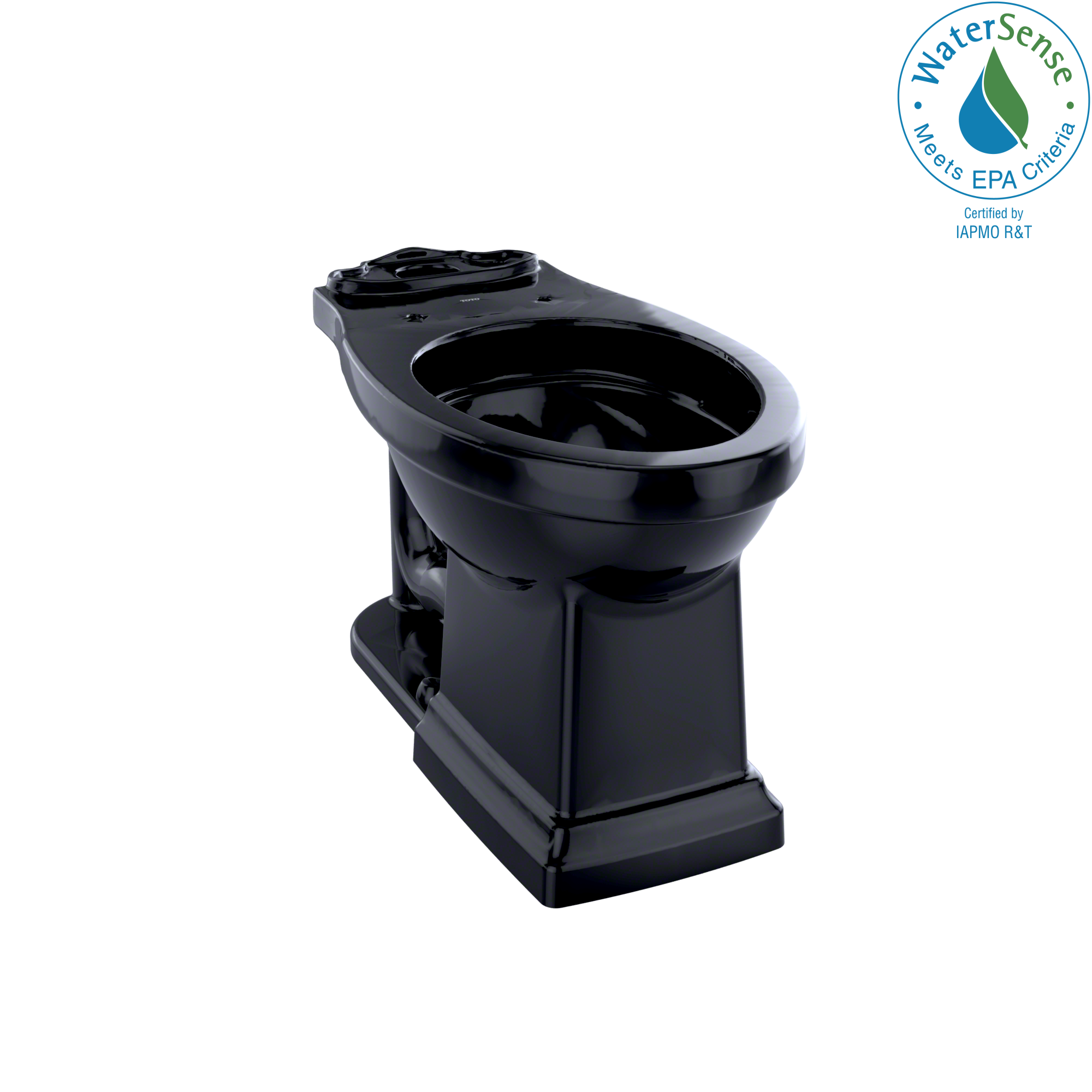 TOTO Promenade II Universal Height Toilet Bowl, Ebony, Vitreous China, C404CUF#51