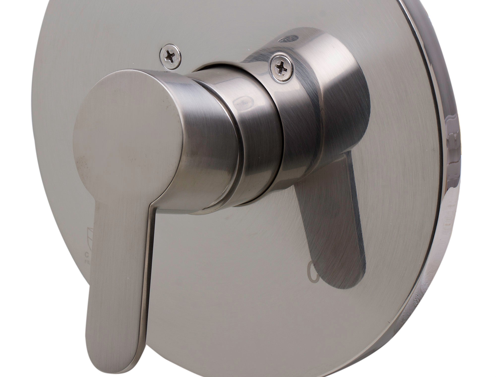 Alternative View of ALFI brand AB3001-BN Brushed Nickel Shower Valve Mixer with Rounded Lever Handle, Brass