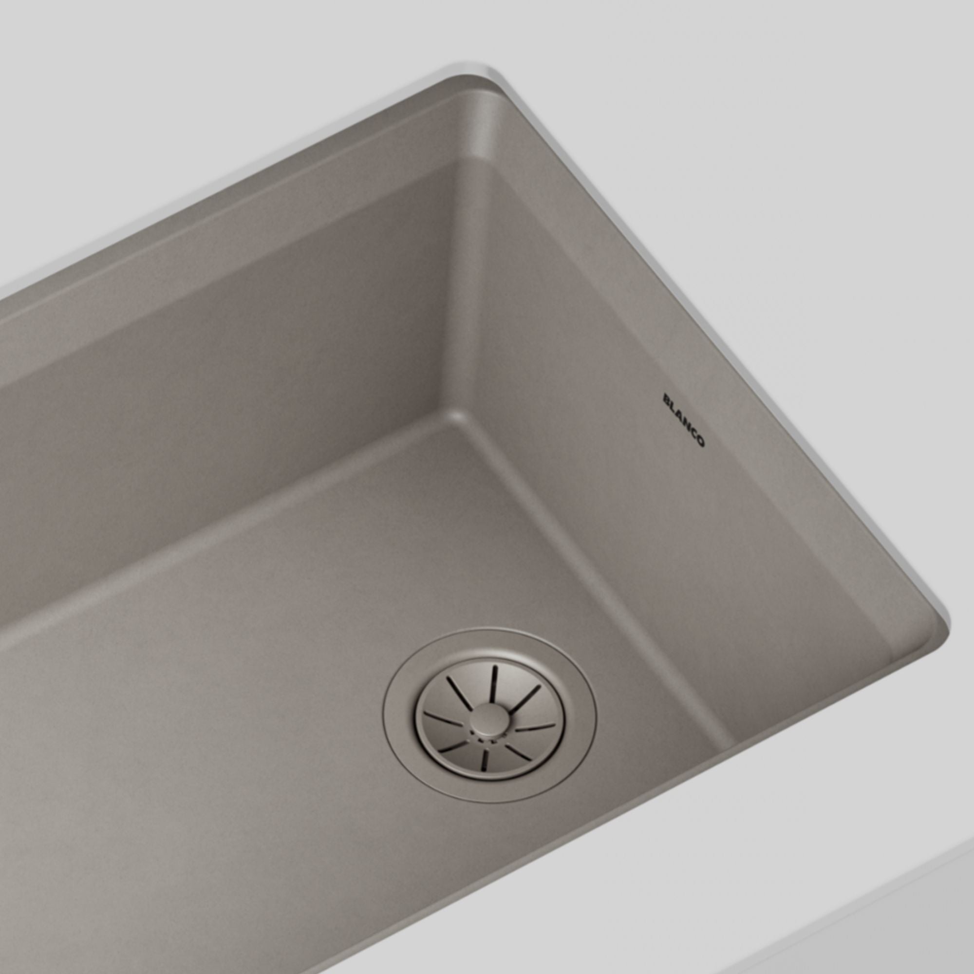 Blanco Essential Silgranit Color-Matched 3.5" Basket Strainer Drain with Turn-to-Close Design Product Image