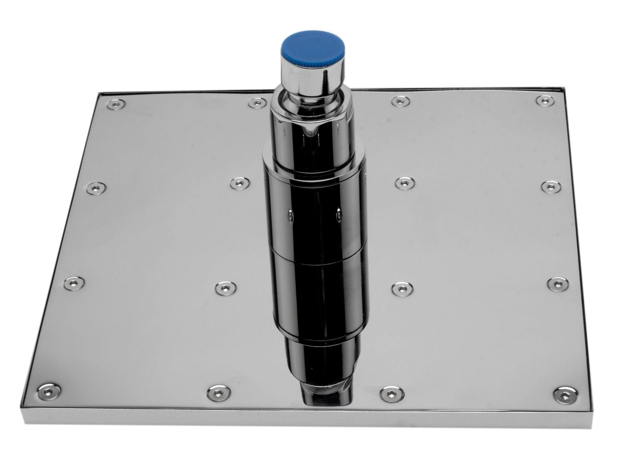 Alternate Image for ALFI brand LED8S-PC Polished Chrome 8" Square Multi Color LED Rain Shower Head, Brass