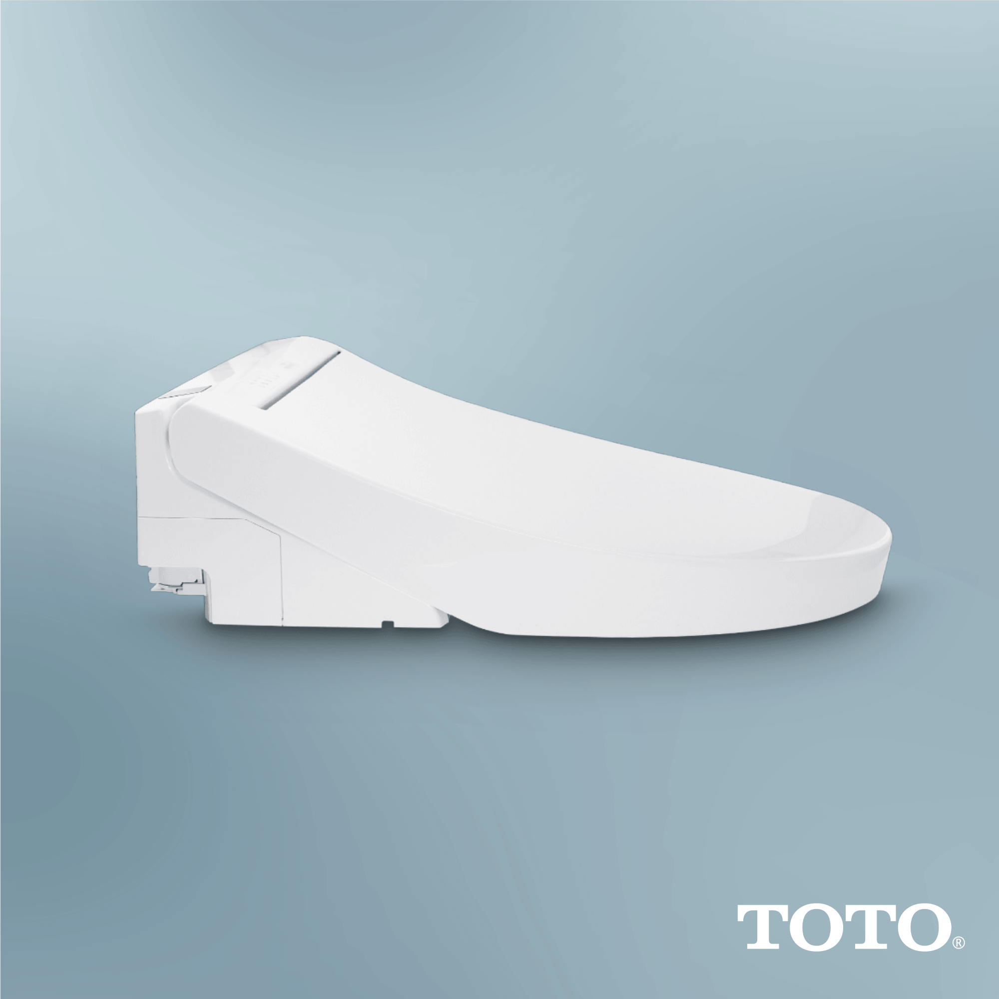 Alternate Image for TOTO WASHLET C5 Electronic Bidet Toilet Seat with PREMIST and EWATER+ Wand Cleaning, Elongated, Cotton White, Plastic, SW3084#01