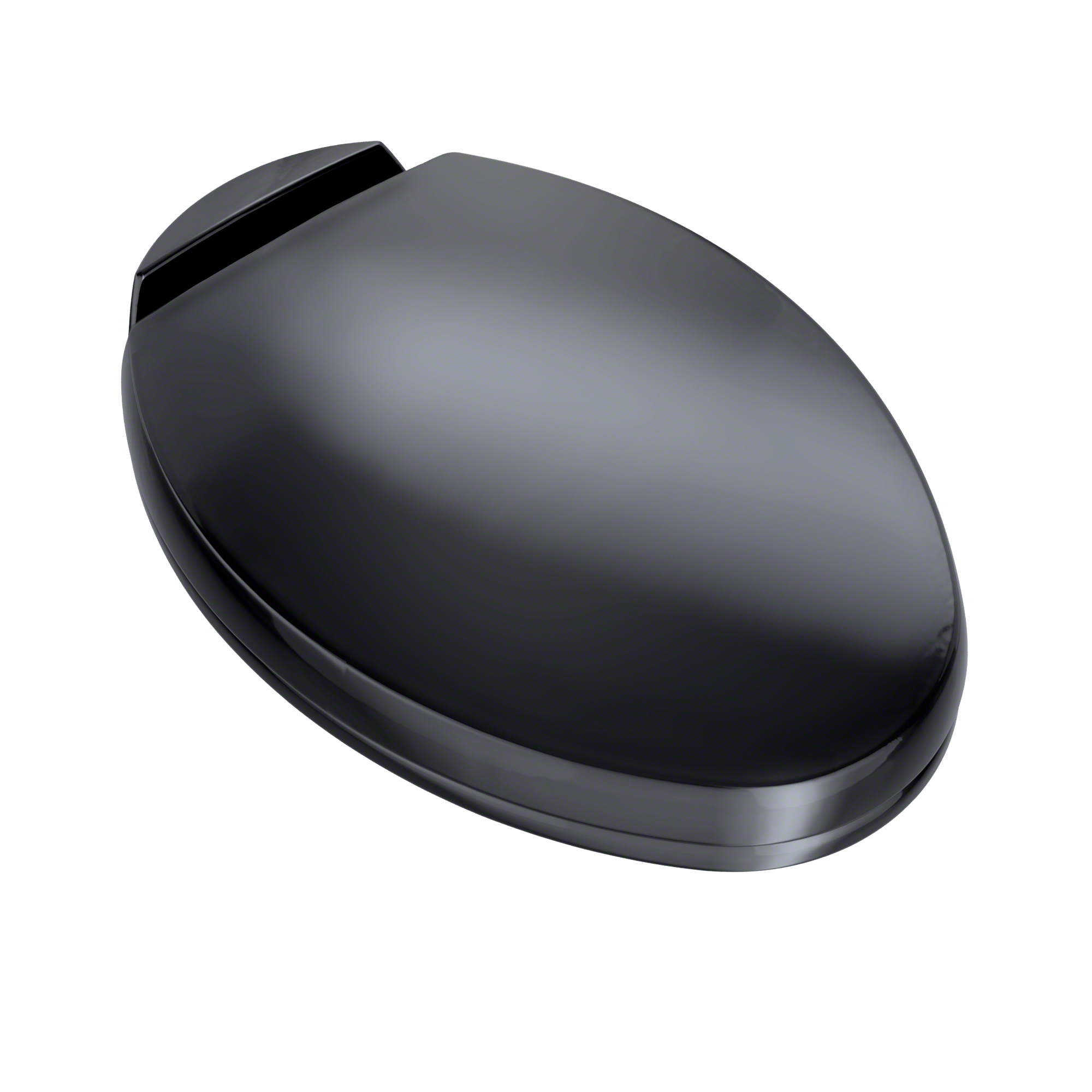 TOTO Oval SoftClose Non Slamming, Slow Close Elongated Toilet Seat and Lid, Ebony, Plastic, SS204#51