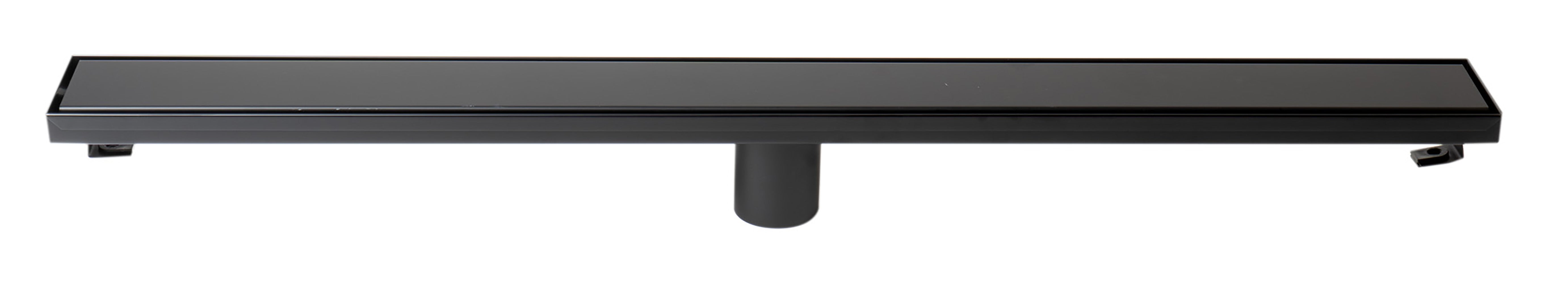Alternate Image for ALFI brand ABLD24B-BM 24" Black Matte Stainless Steel Linear Shower Drain with Solid Cover