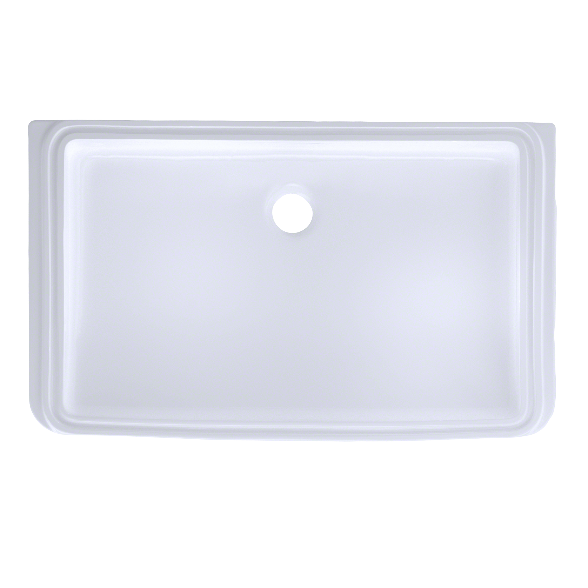 TOTO Rectangular Undermount Bathroom Sink with CEFIONTECT, Cotton White, Vitreous China, LT191G#01