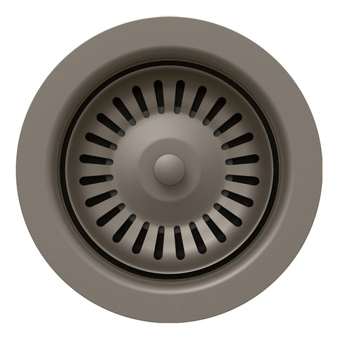 Blanco Color-Coordinated Metal Basket Strainer Drain - Volcano Gray, Stainless Steel, 203441
