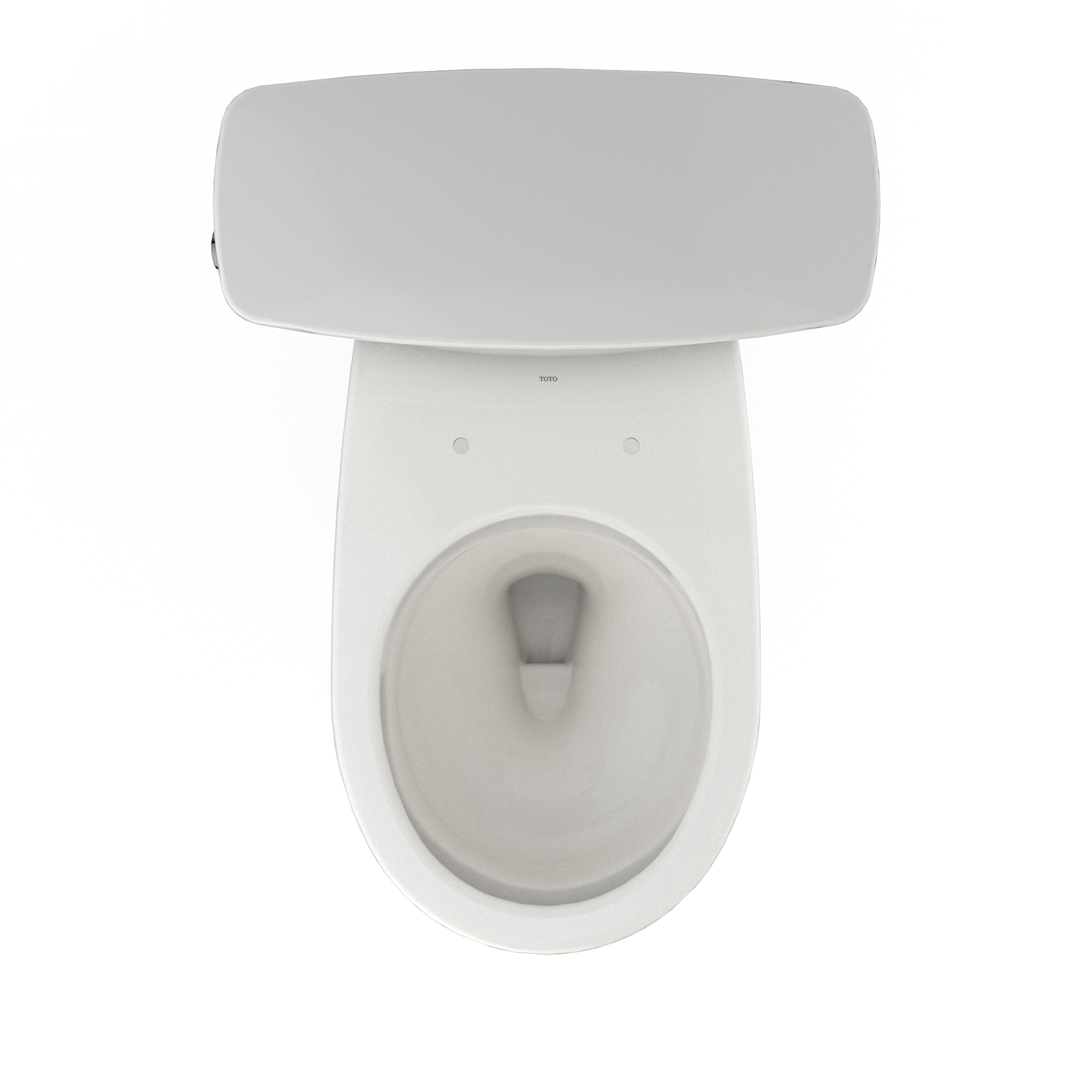 Alternate Image for TOTO Drake Transitional Two-Piece Round 1.28 GPF Universal Height TORNADO FLUSH Toilet with CEFIONTECT, Colonial White, Vitreous China, CST785CEFG#11