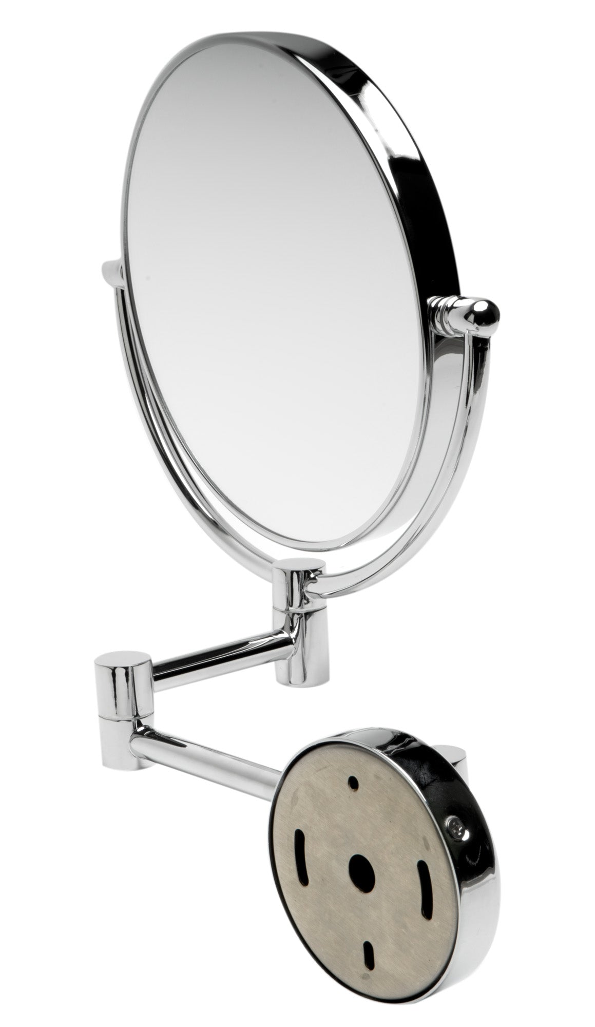 Alternate Image for ALFI brand ABM8WR-PC 8" Round Wall Mounted 5x Magnify Cosmetic Mirror