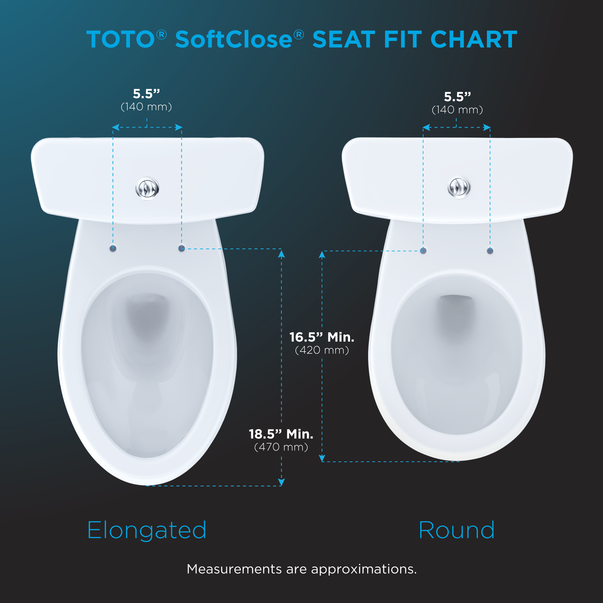 Alternate Image for TOTO SoftClose Non Slamming, Slow Close Round Toilet Seat and Lid, Ebony, Plastic, SS113#51