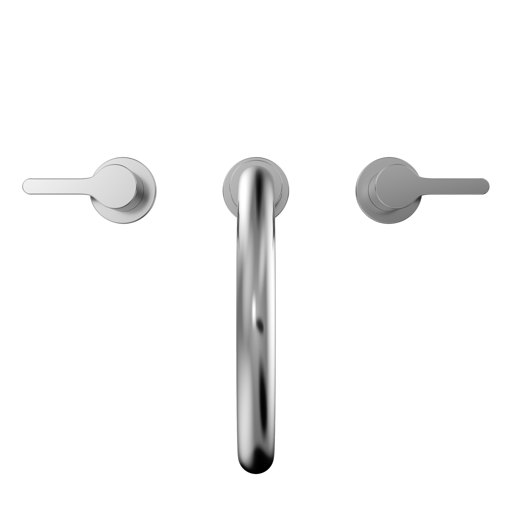 Alternate Image for TOTO LB Two-Handle Deck-Mount Roman Tub Filler Trim, Polished Chrome, Brass, TBS01201U#CP