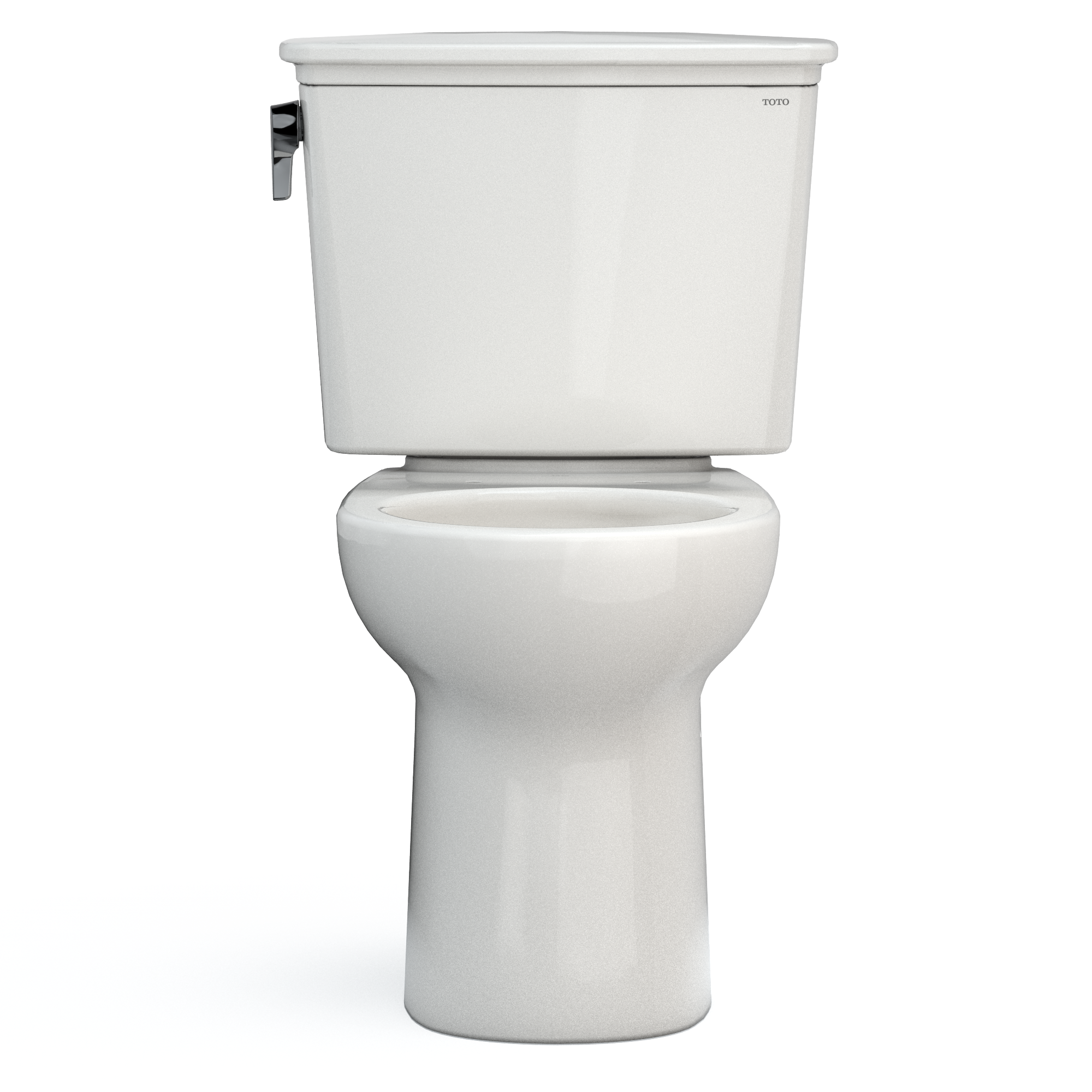 Alternate Image for TOTO Drake Transitional Two-Piece Round 1.28 GPF Universal Height TORNADO FLUSH Toilet with CEFIONTECT, Colonial White, Vitreous China, CST785CEFG#11
