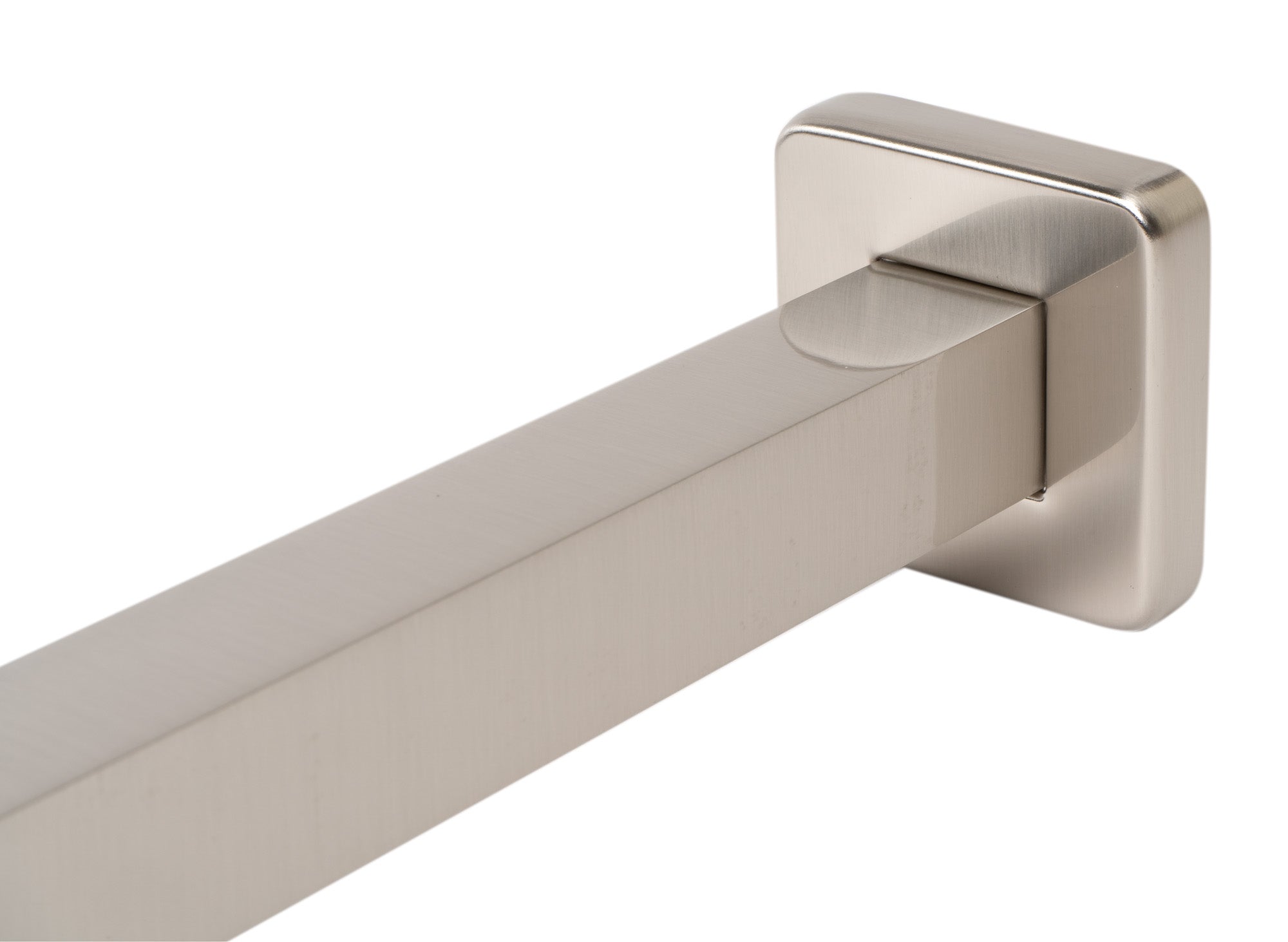 Alternate Image for ALFI brand ABSA20S-BN Brushed Nickel 20" Square Wall Shower Arm, Brass