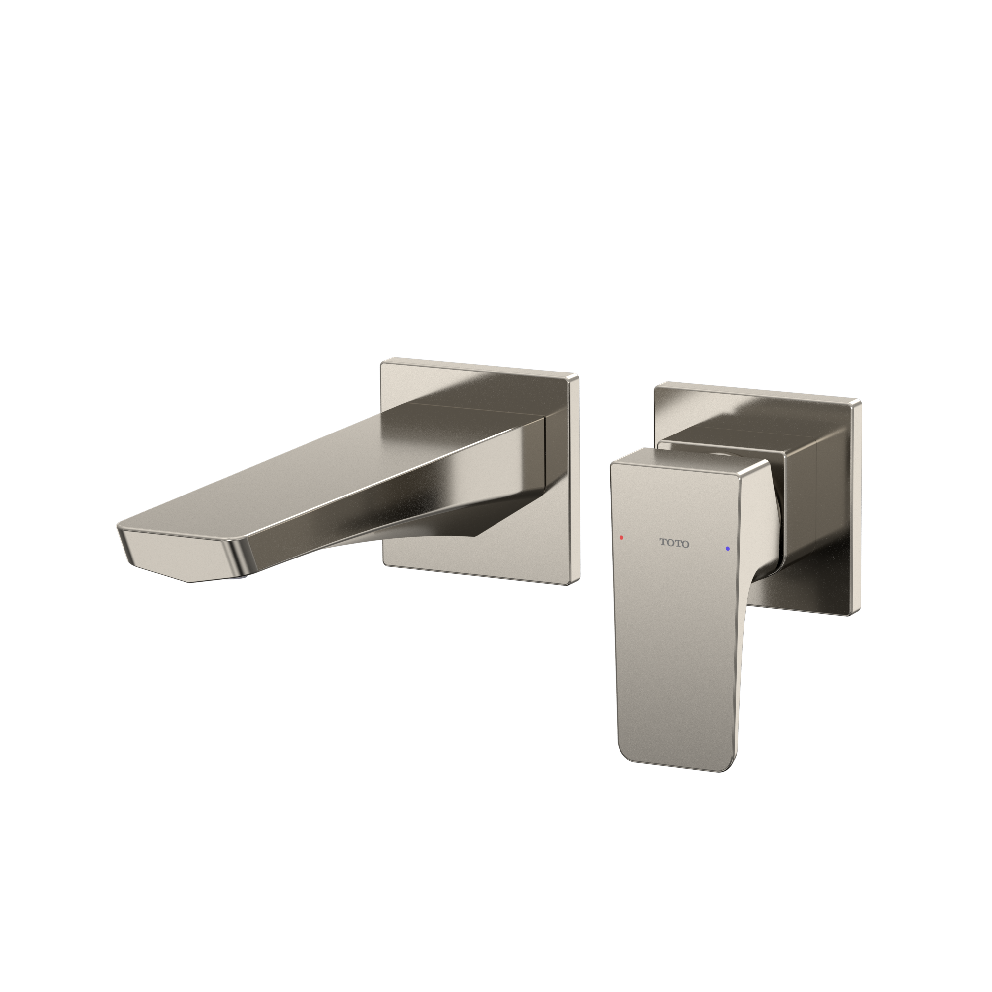 Alternate Image for TOTO GE 1.2 GPM Wall-Mount Single-Handle Bathroom Faucet with COMFORT GLIDE Technology, Polished Nickel, Brass, TLG07307U#PN