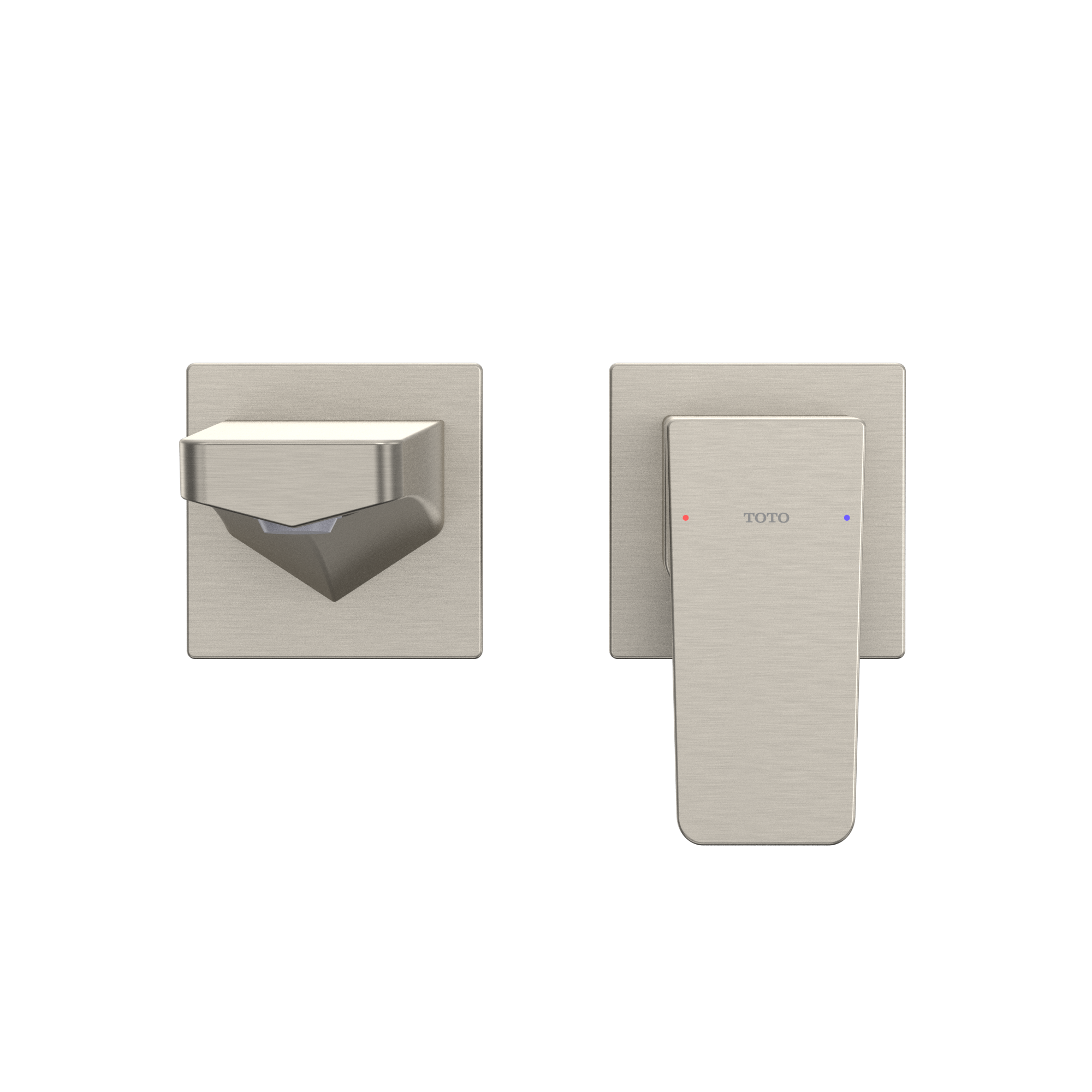 TOTO GE 1.2 GPM Wall-Mount Single-Handle Long Bathroom Faucet with COMFORT GLIDE Technology, Brushed Nickel, Brass, TLG07308U#BN