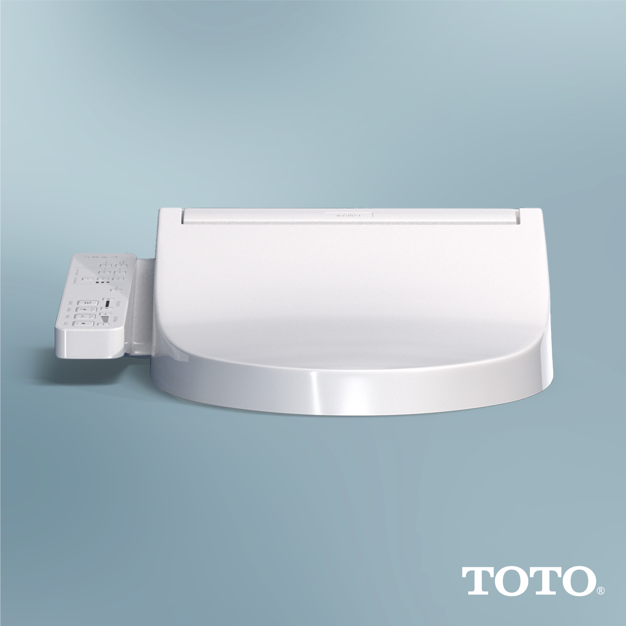 Alternate Image for TOTO WASHLET KC2 Electronic Bidet Toilet Seat with Heated Seat and SoftClose Lid, Elongated, Cotton White, Plastic, SW3024#01