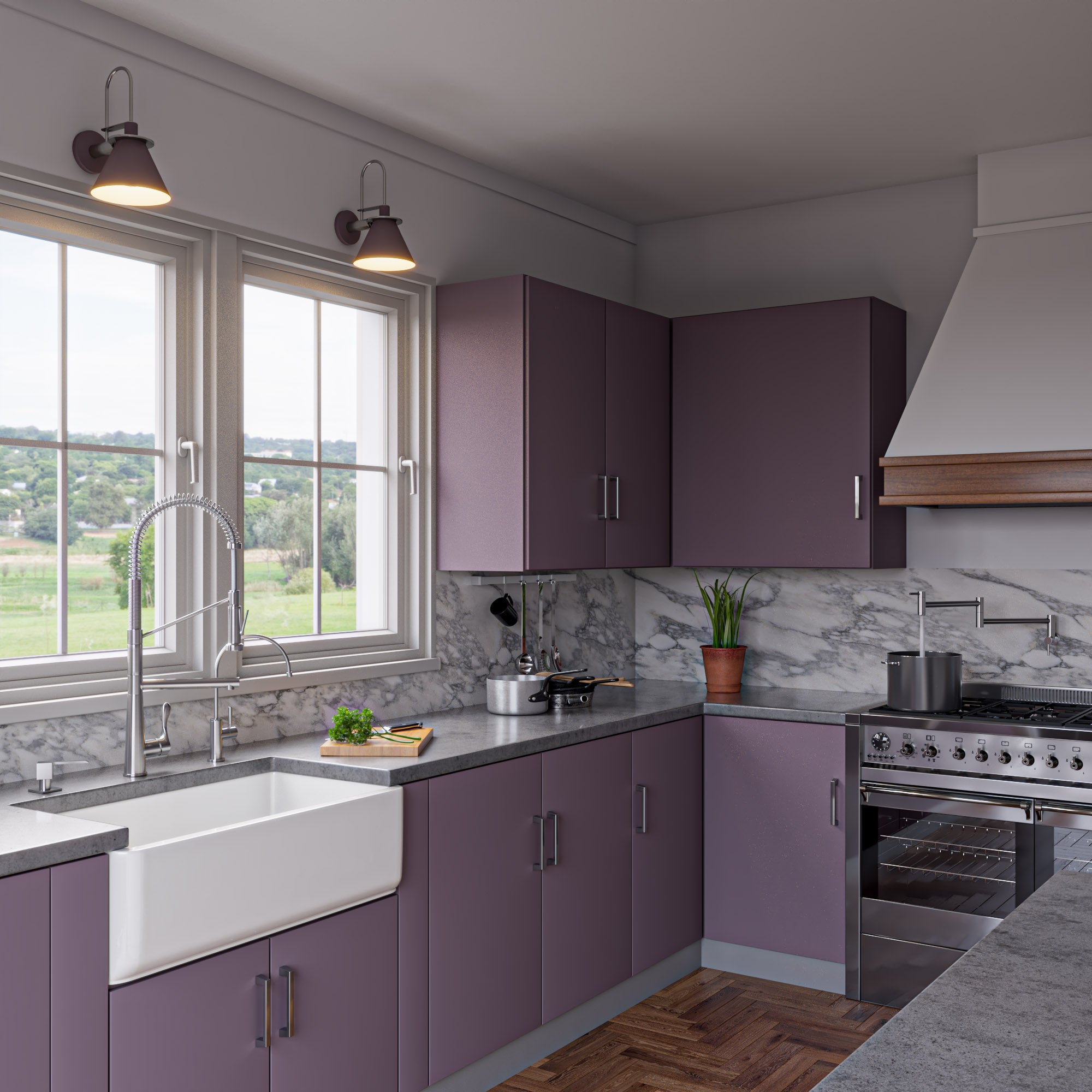 Alternate Image for ALFI 33" Single Bowl Thick Wall Fireclay Farmhouse Apron Sink, Reversible, White, AB3318SB-W