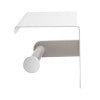 Alternate Image for ALFI brand ABTPC66-W White Matte Stainless Steel Toilet Paper Holder with Shelf