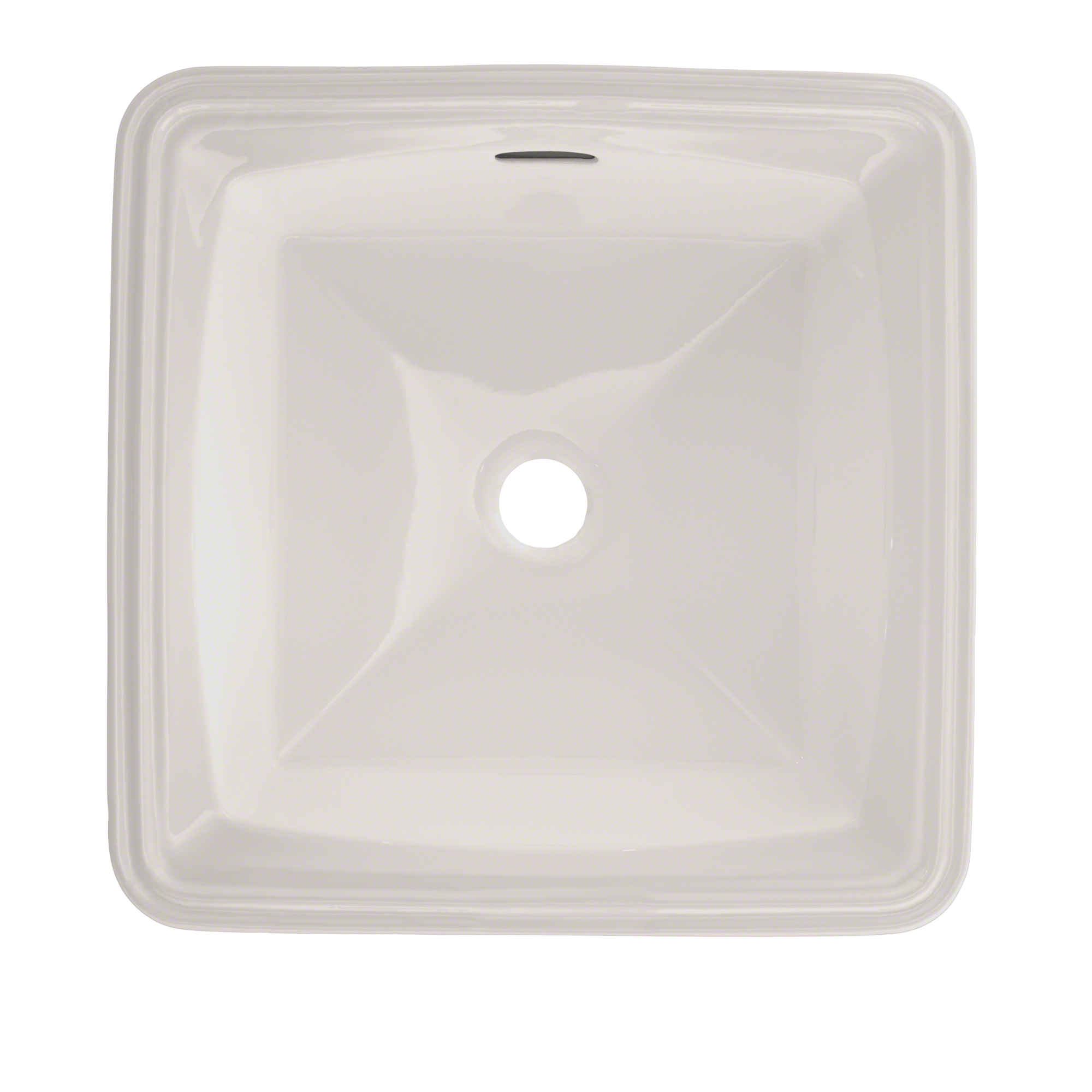 TOTO Connelly Square Undermount Bathroom Sink with CEFIONTECT, Colonial White, Vitreous China, LT491G#11