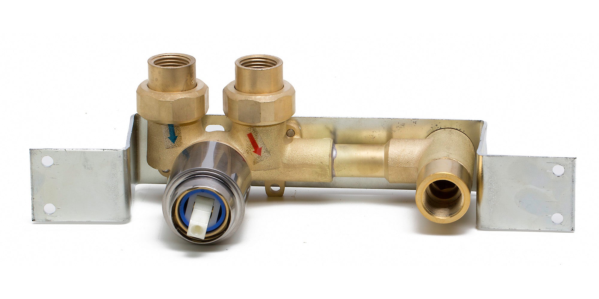 Alternate Image for ALFI Polished Chrome Single Lever Wallmount Bathroom Faucet, AB1256-PC