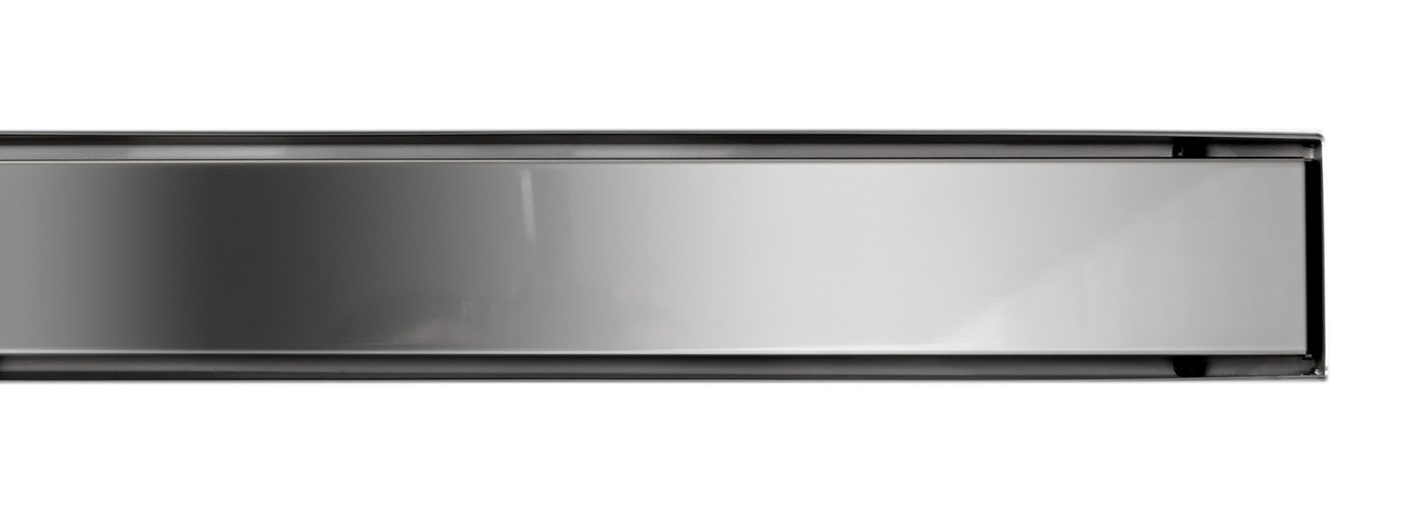 Alternate Image for ALFI brand ABLD59B-PSS 59" Polished Stainless Steel Linear Shower Drain with Solid Cover