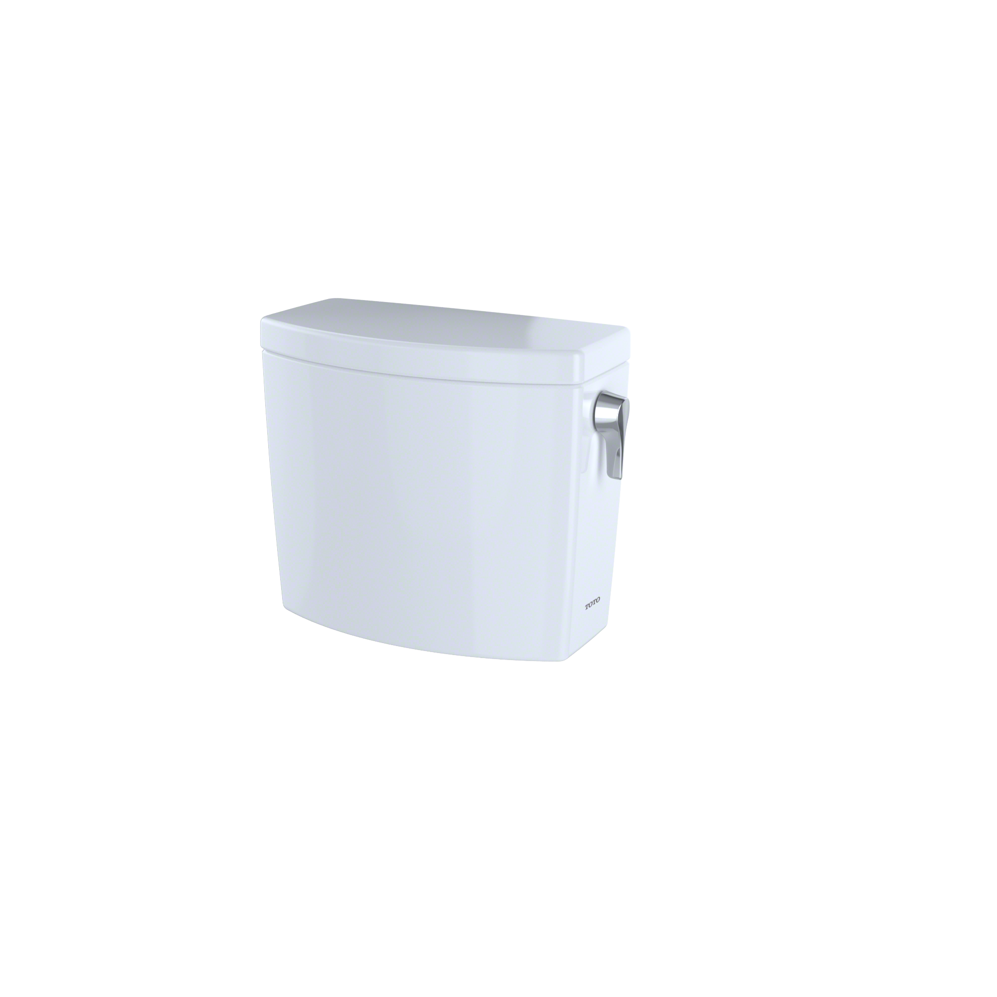 TOTO Drake II 1G and Vespin II 1G, 1.0 GPF Toilet Tank with Right-Hand Trip Lever, Cotton White, Vitreous China, ST453UR#01