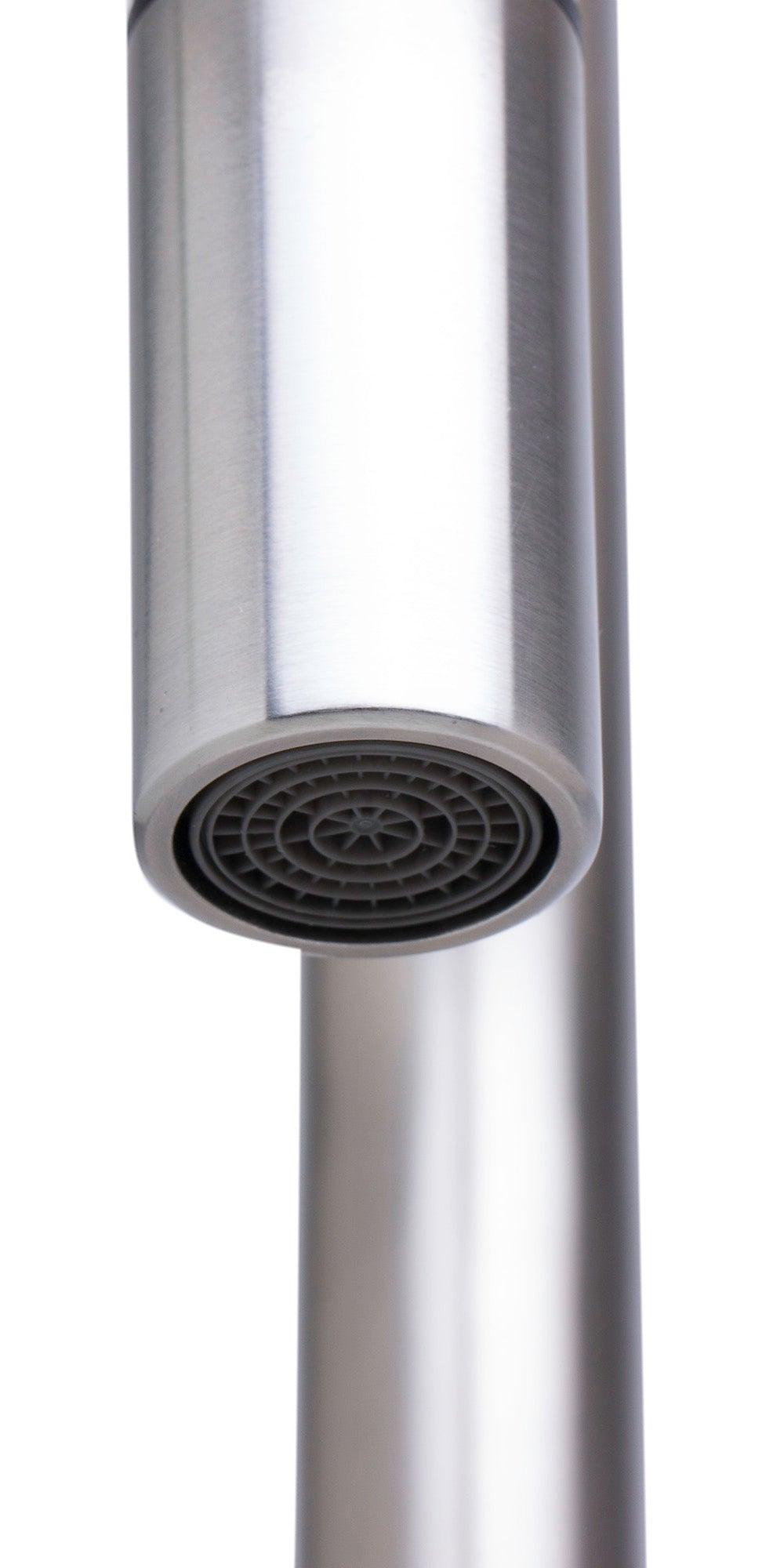 Alternate Image for ALFI Solid Brushed Stainless Steel Single Hole Pull Down Kitchen Faucet, AB2028-BSS