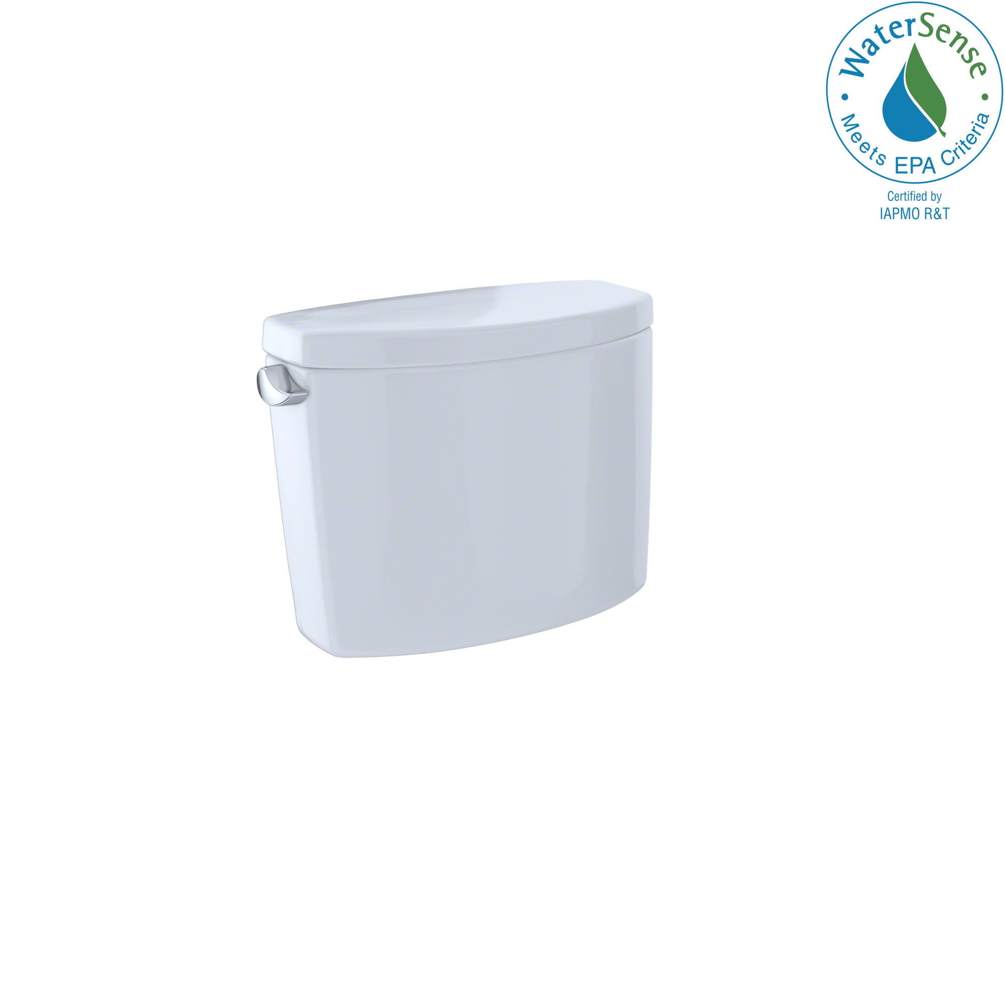 TOTO Drake II and Vespin II, 1.28 GPF Toilet Tank with WASHLET+ Auto Flush Compatibility, Cotton White, Vitreous China, ST454EA#01