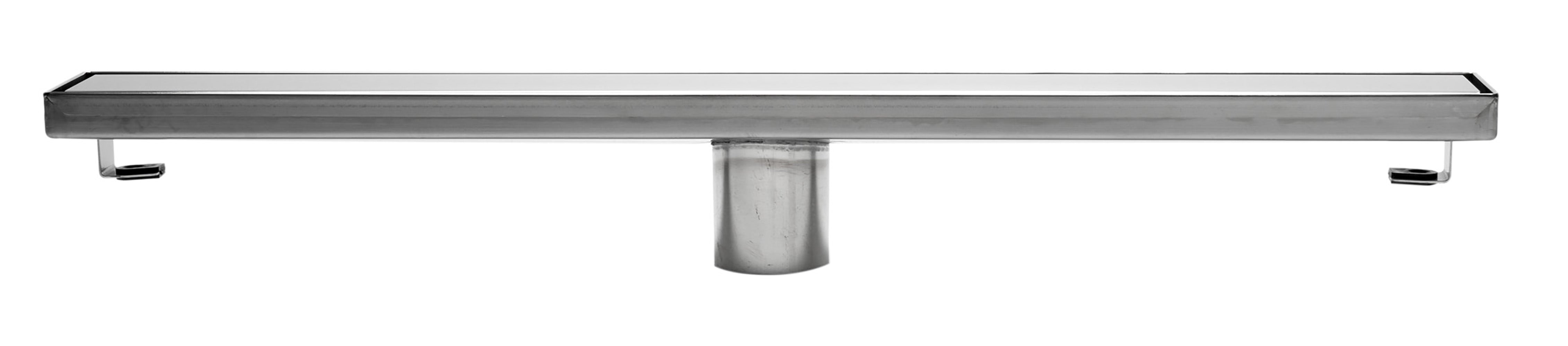 Alternate Image for ALFI brand ABLD24B-PSS 24" Modern Polished Stainless Steel Linear Shower Drain with Solid Cover