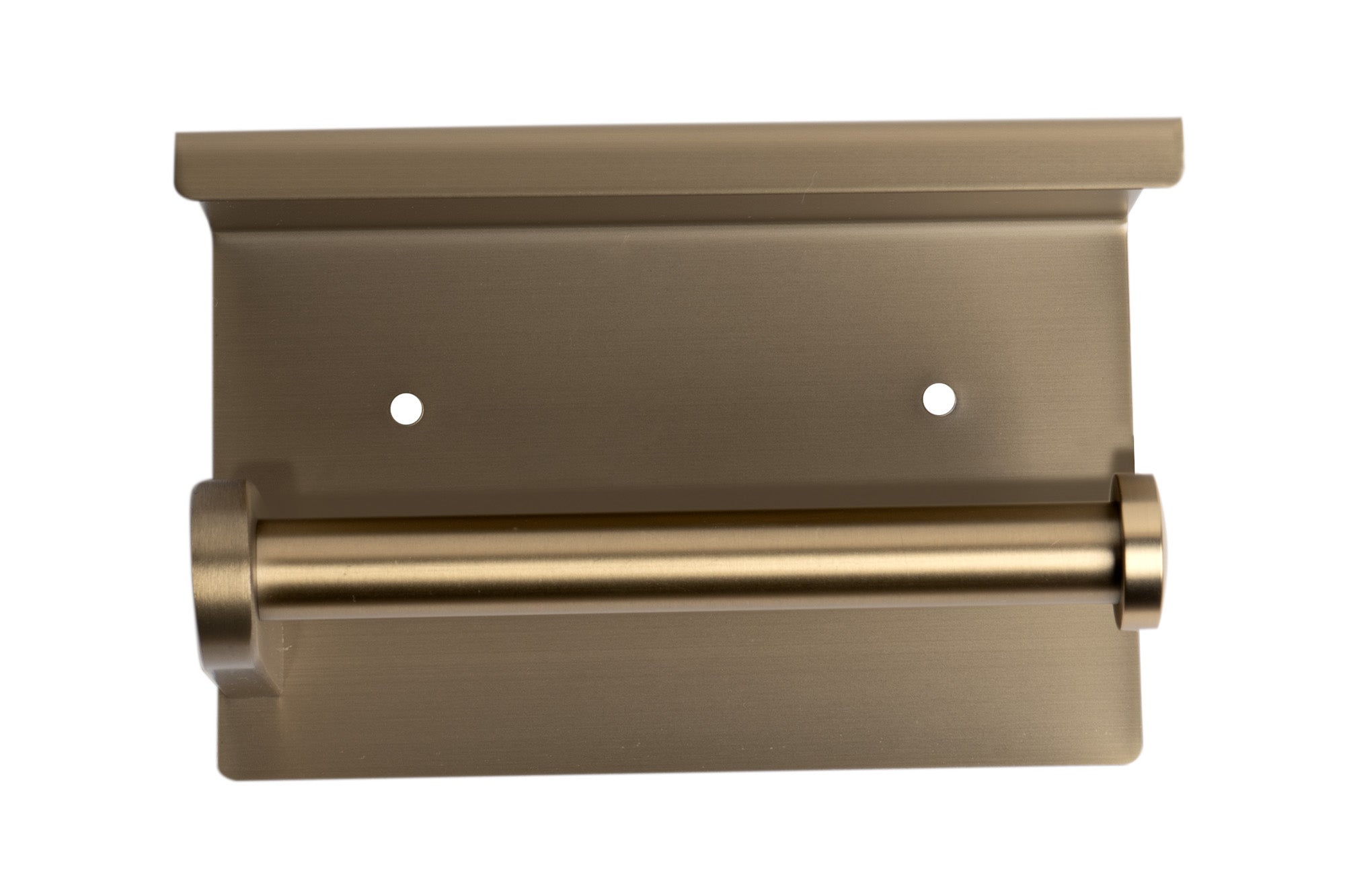 Alternate Image for ALFI brand ABTPP66-BG Brushed Gold PVD Stainless Steel Toilet Paper Holder with Shelf