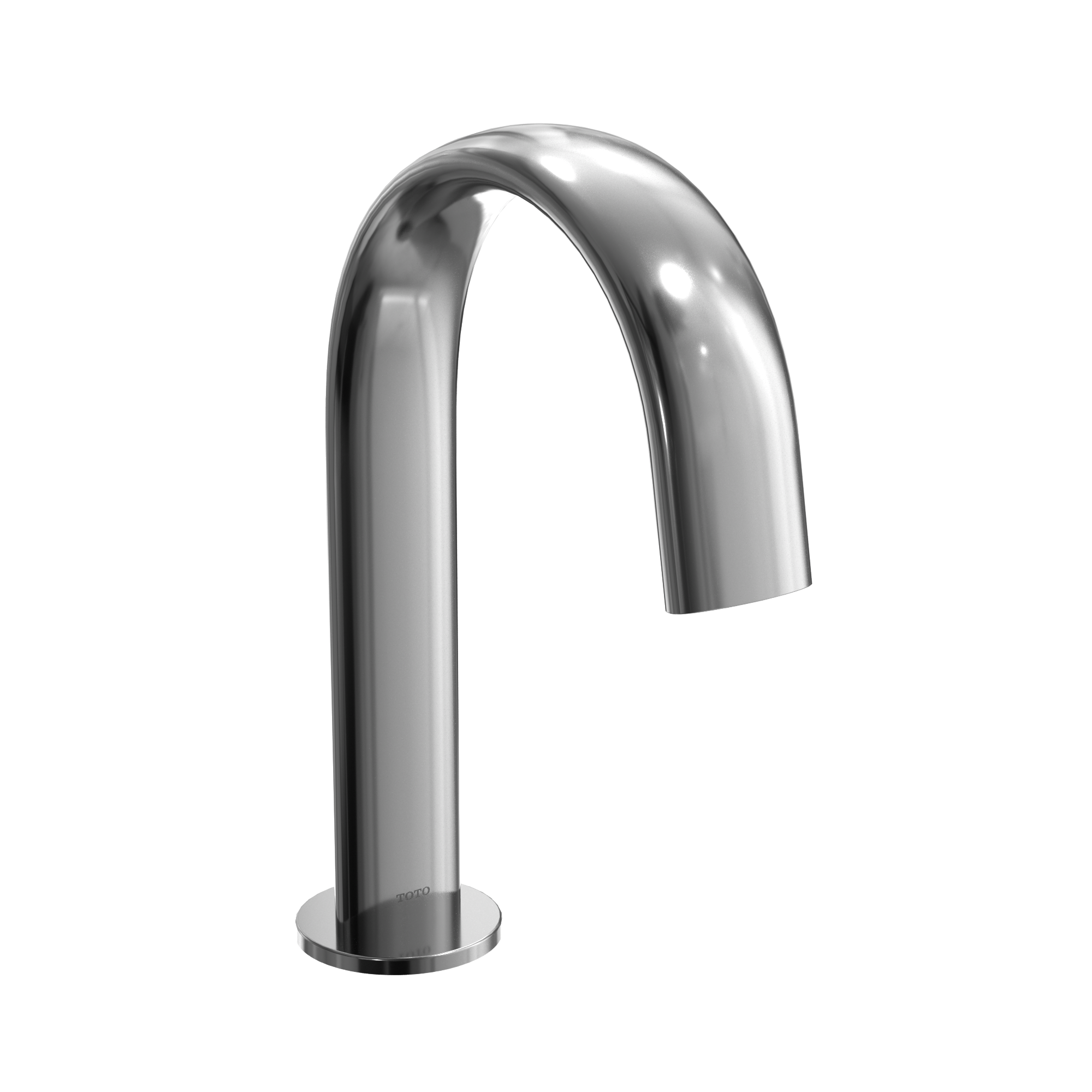 TOTO Gooseneck AC Powered 0.35 GPM Touchless Bathroom Faucet with Thermostatic Mixing Valve, 20 Second On-Demand Flow, Polished Chrome, Brass, T24S32AT#CP