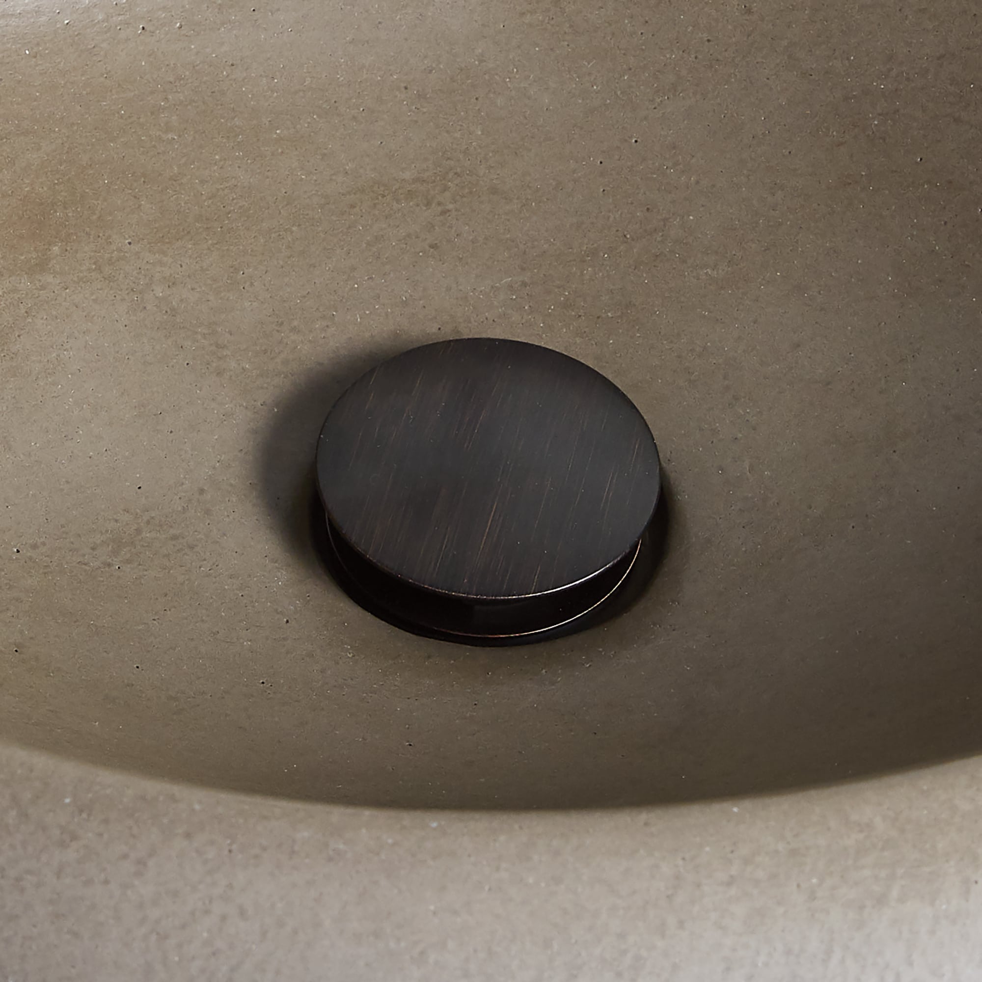 Native Trails 1.5" Dome Drain in Oil Rubbed Bronze, DR120-ORB