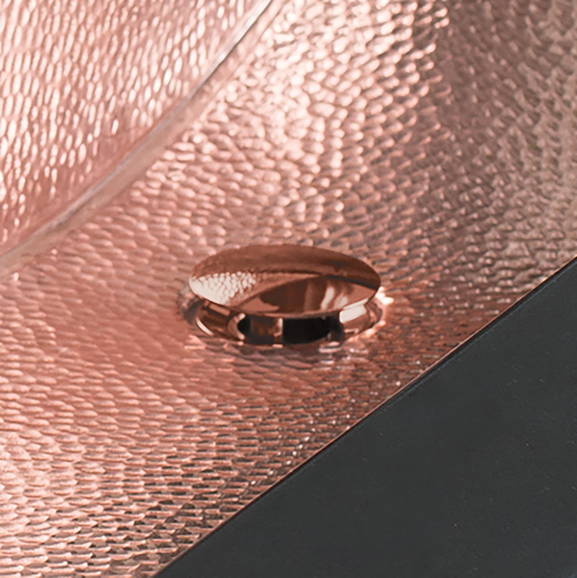 Native Trails 1.5" Dome Drain in Polished Copper, DR120-PC