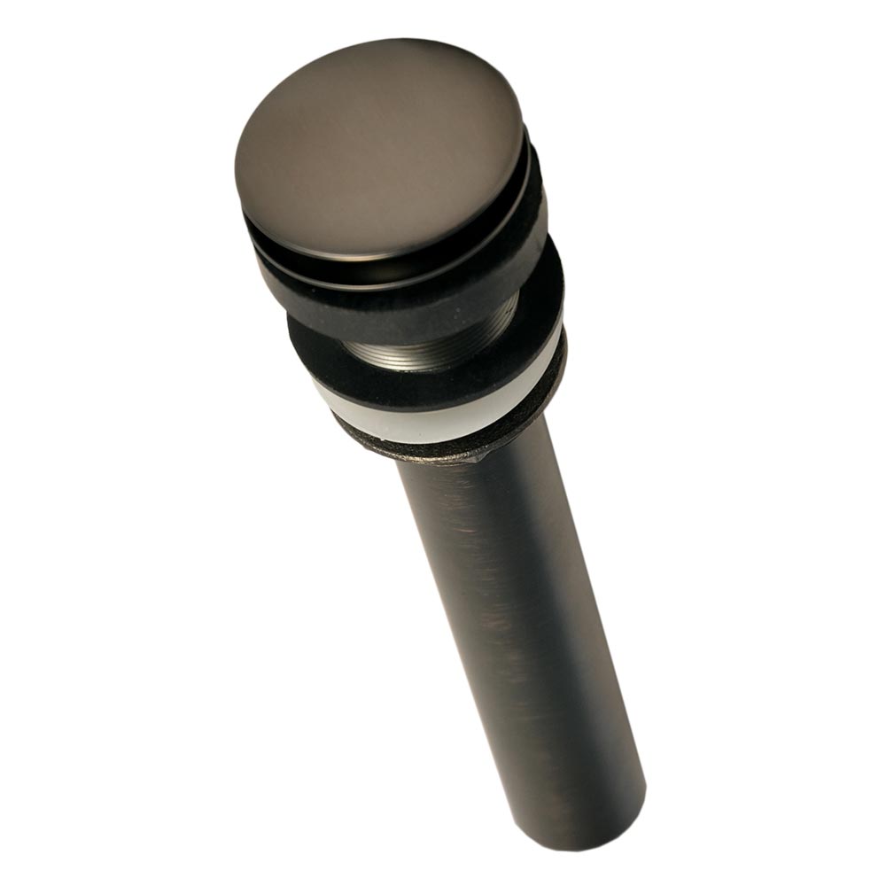 Alternate Image for Native Trails 1.5" Push to Seal Dome Drain in Oil Rubbed Bronze, DR130-ORB