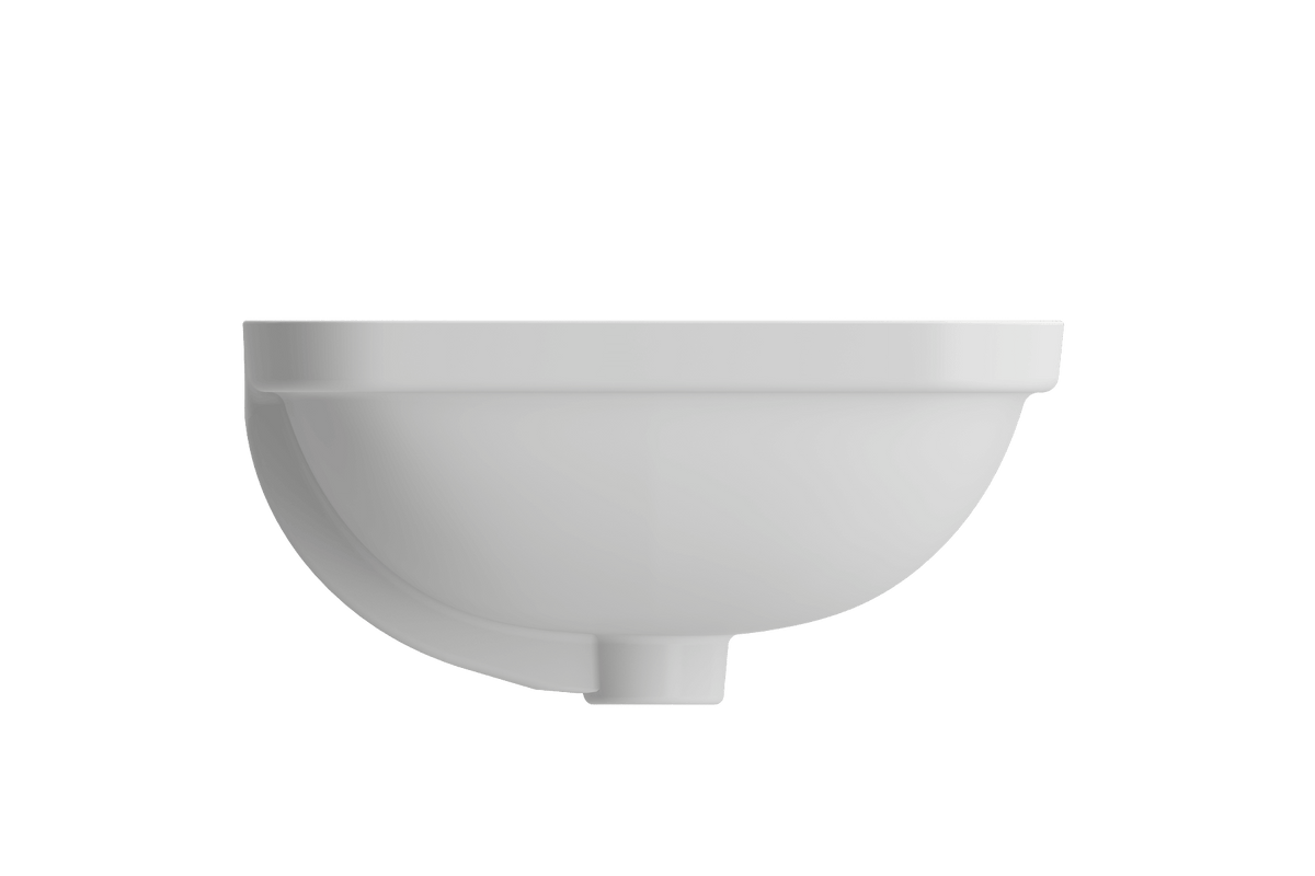 Alternate Image for BOCCHI Scala 22" Rectangle Undermount Fireclay Bathroom Sink, Matte White, 1006-002-0125