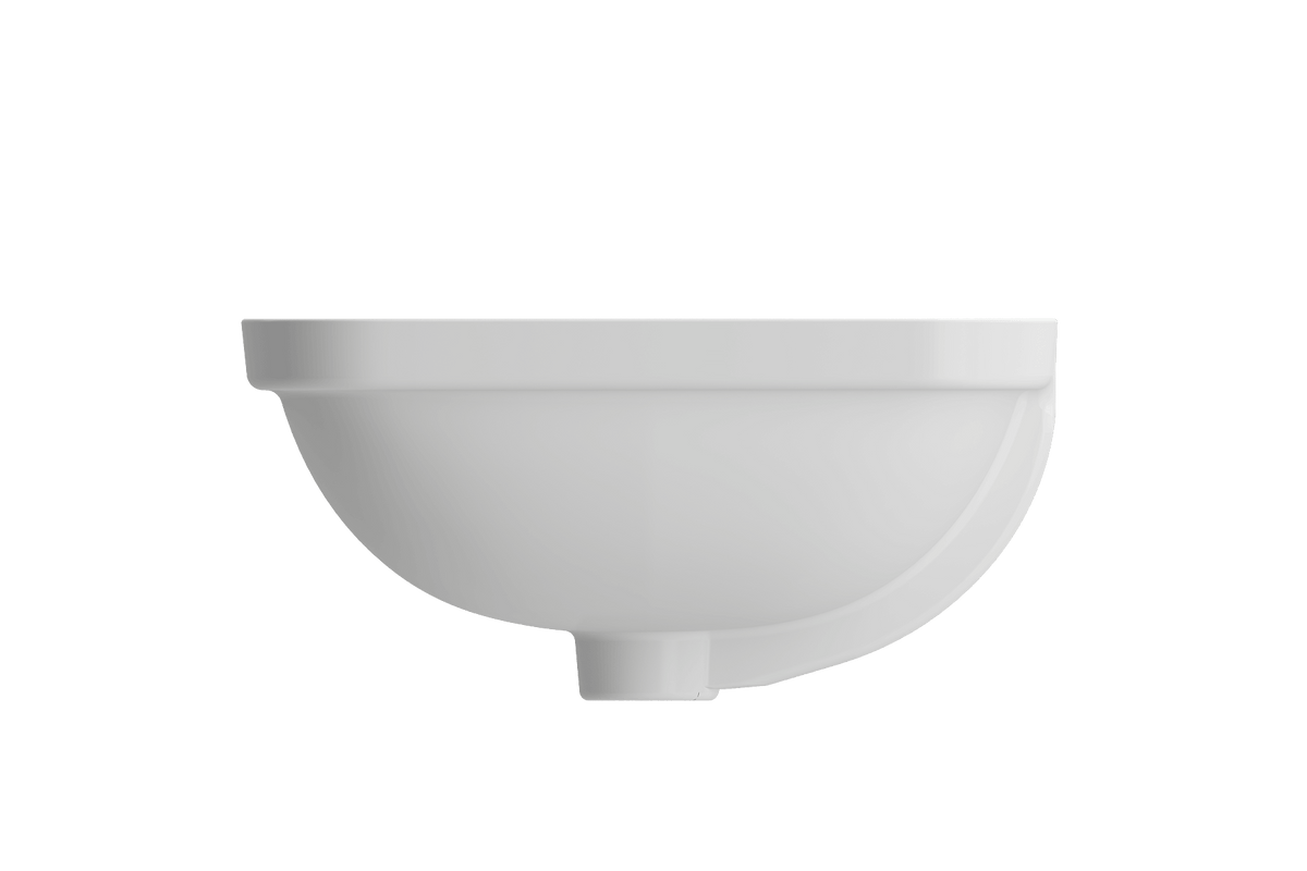 Alternate Image for BOCCHI Scala 22" Rectangle Undermount Fireclay Bathroom Sink, Matte White, 1006-002-0125